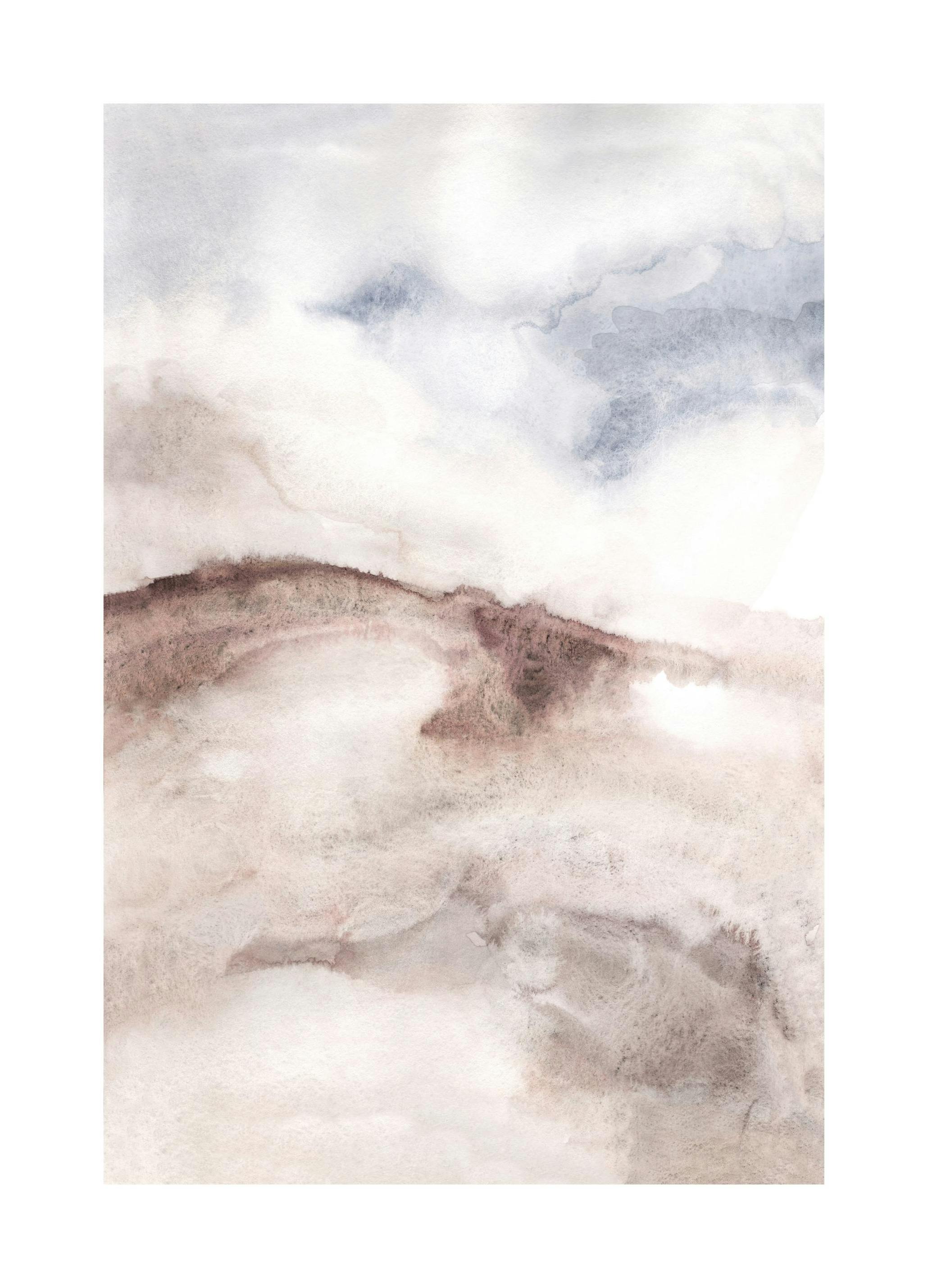 Watercolor Beach No1 Poster (30x40 cm)- Quadros de aguarelas