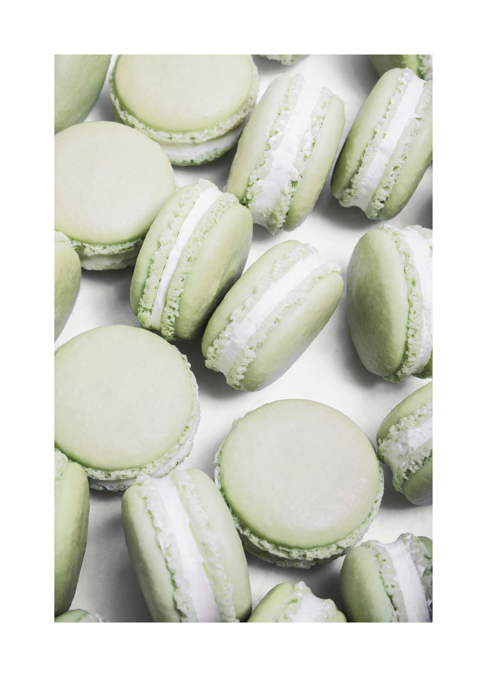 Prints - Green Macarons No1 Print (50x70 cm) - Kitchen wall art