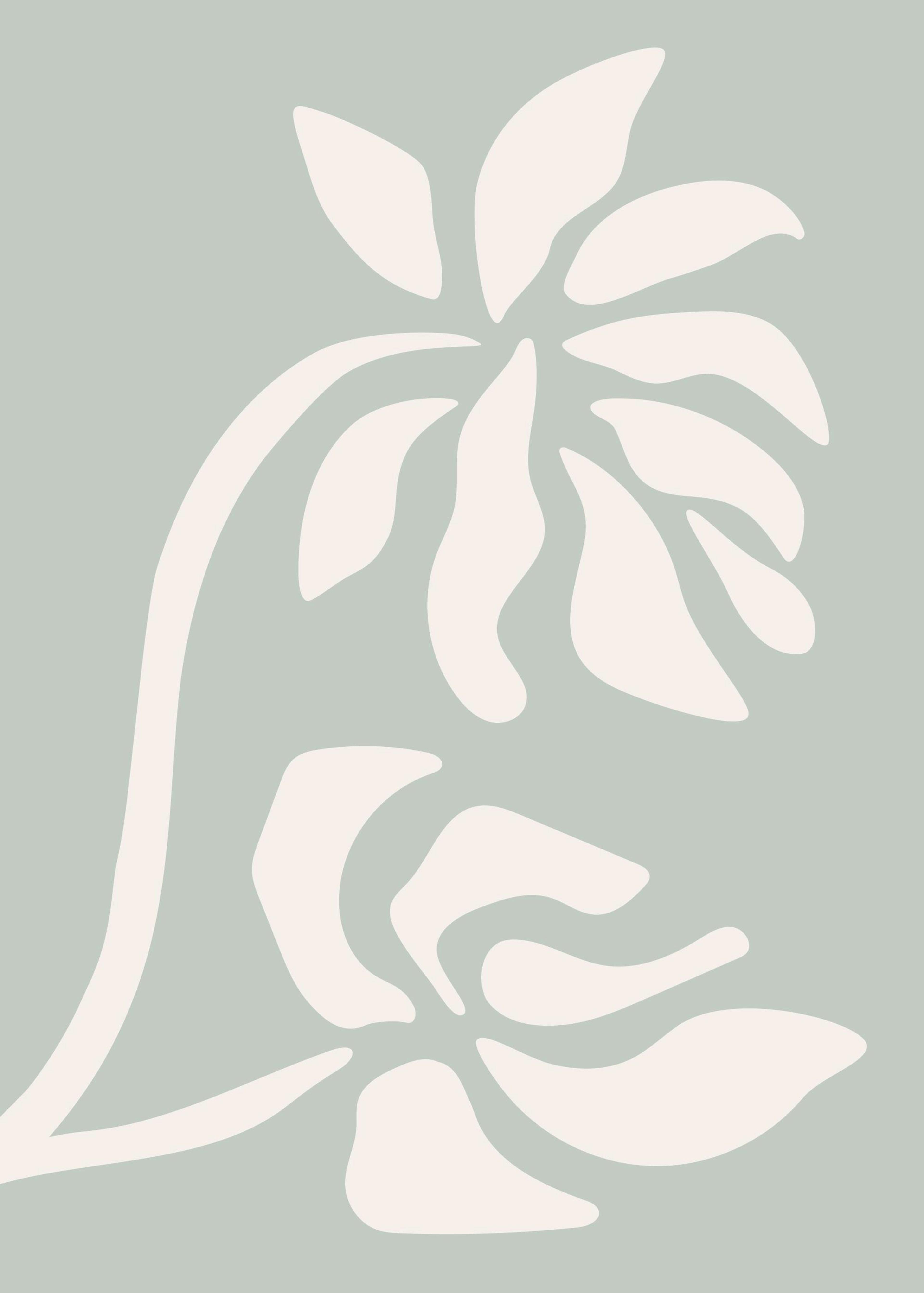Green Florals Print 0