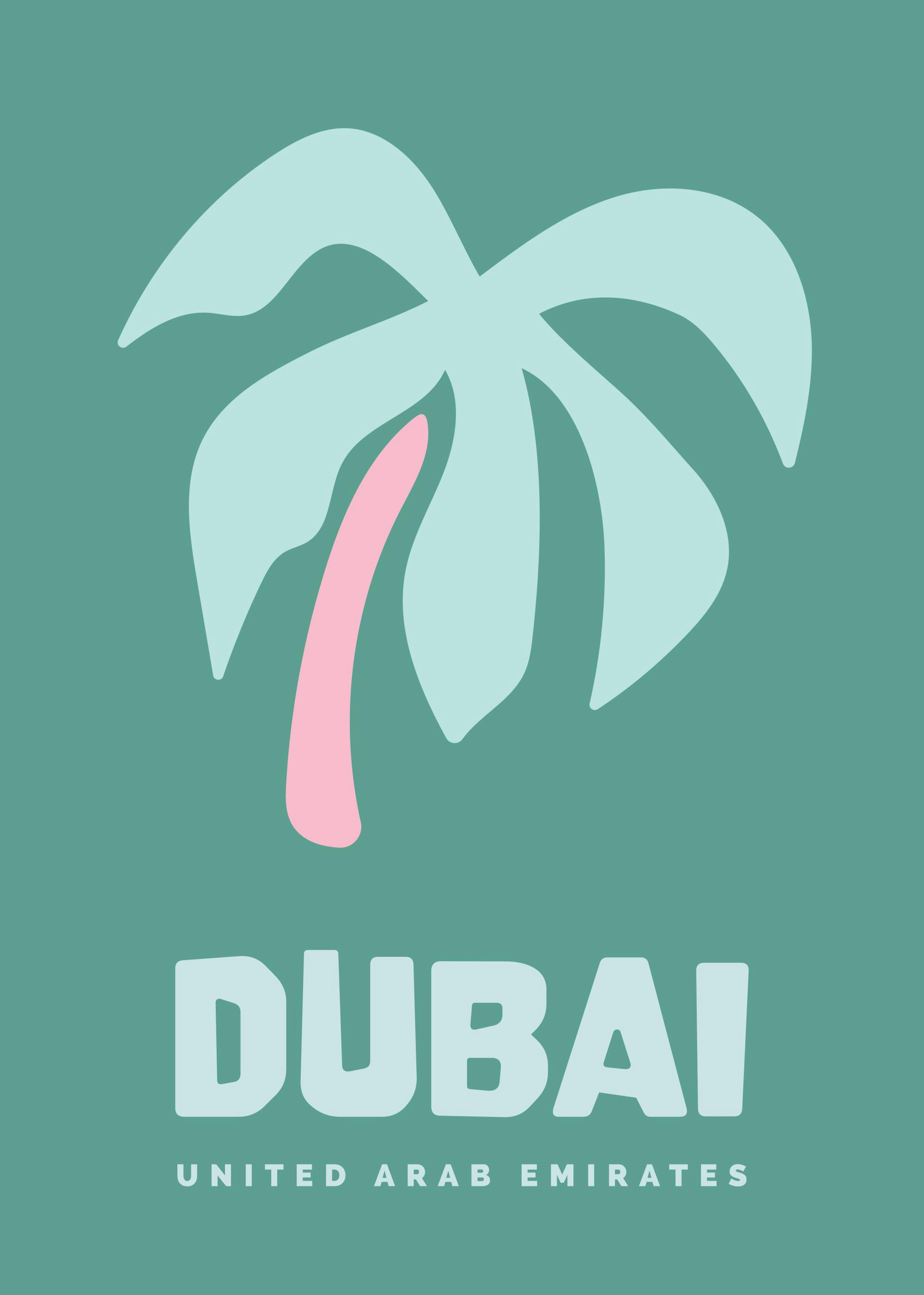 Graphic Dubai Plakat 0