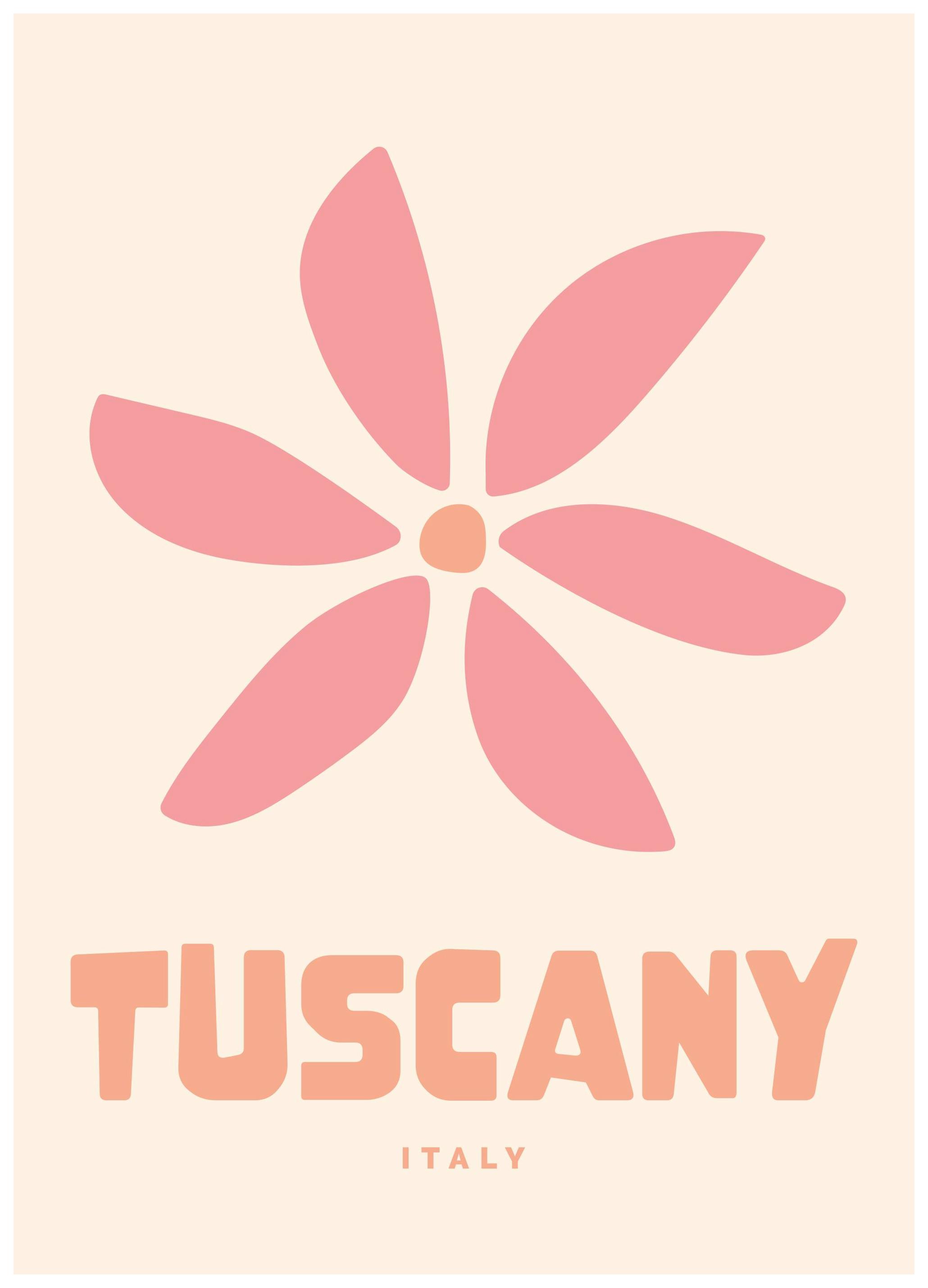 Graphic Tuscany Affiche (50x70 cm) - Affiches art graphique par Desenio