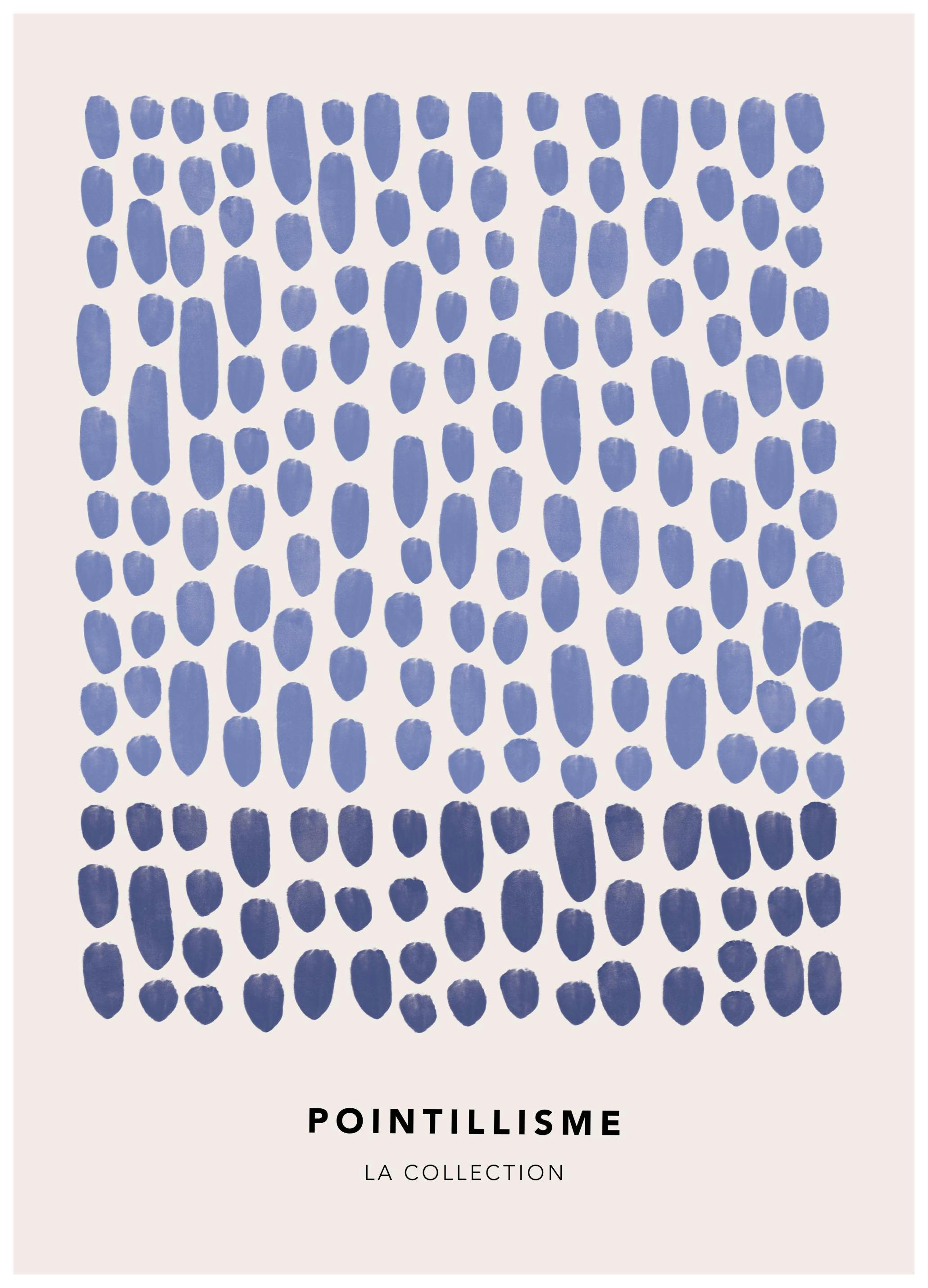 Dots in Blue No1 Poster (30x40 cm) - Abstracte posters