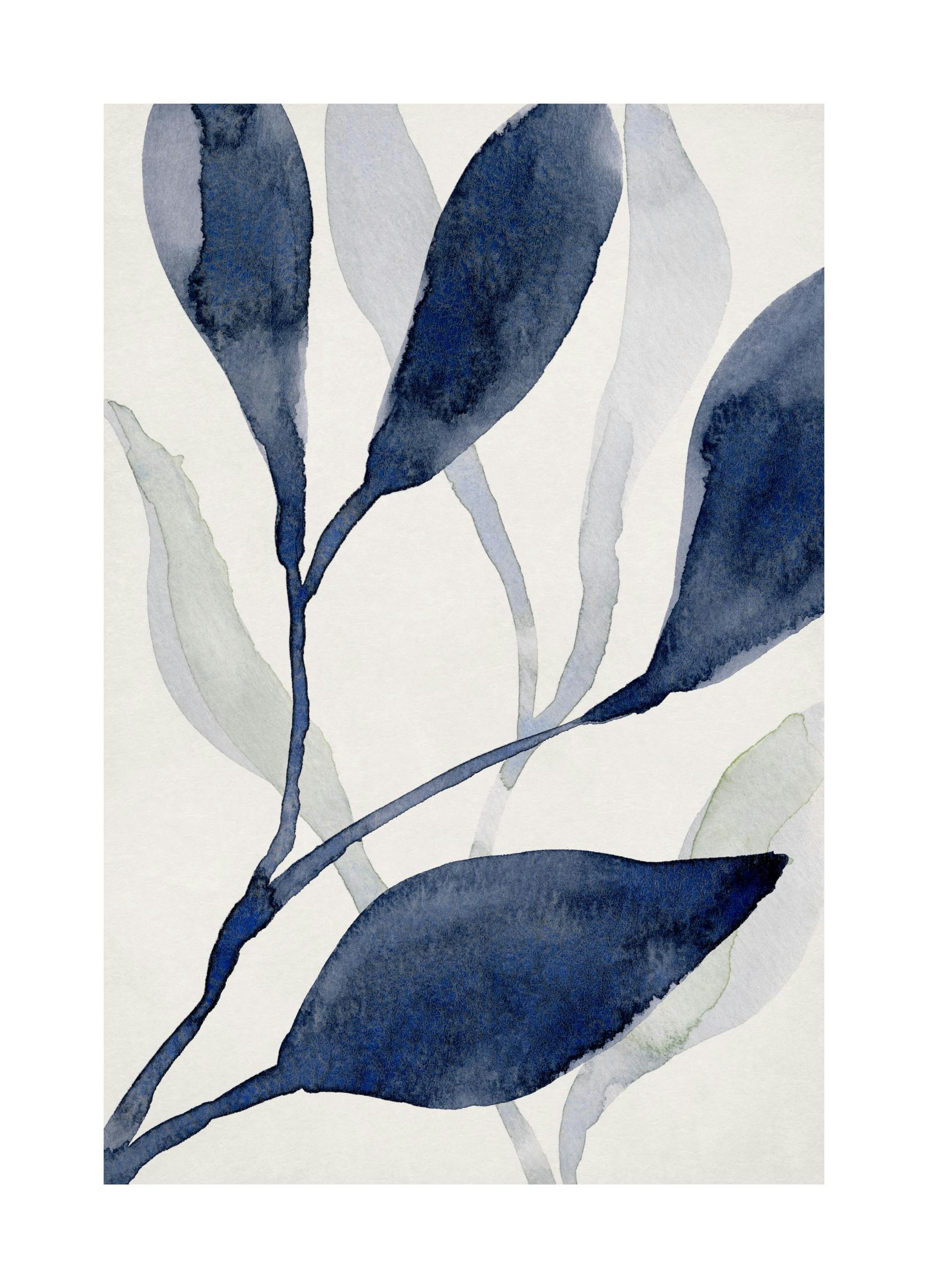 Aquatic Greenery No2 Poster (70x100 cm)- Quadros de aguarelas