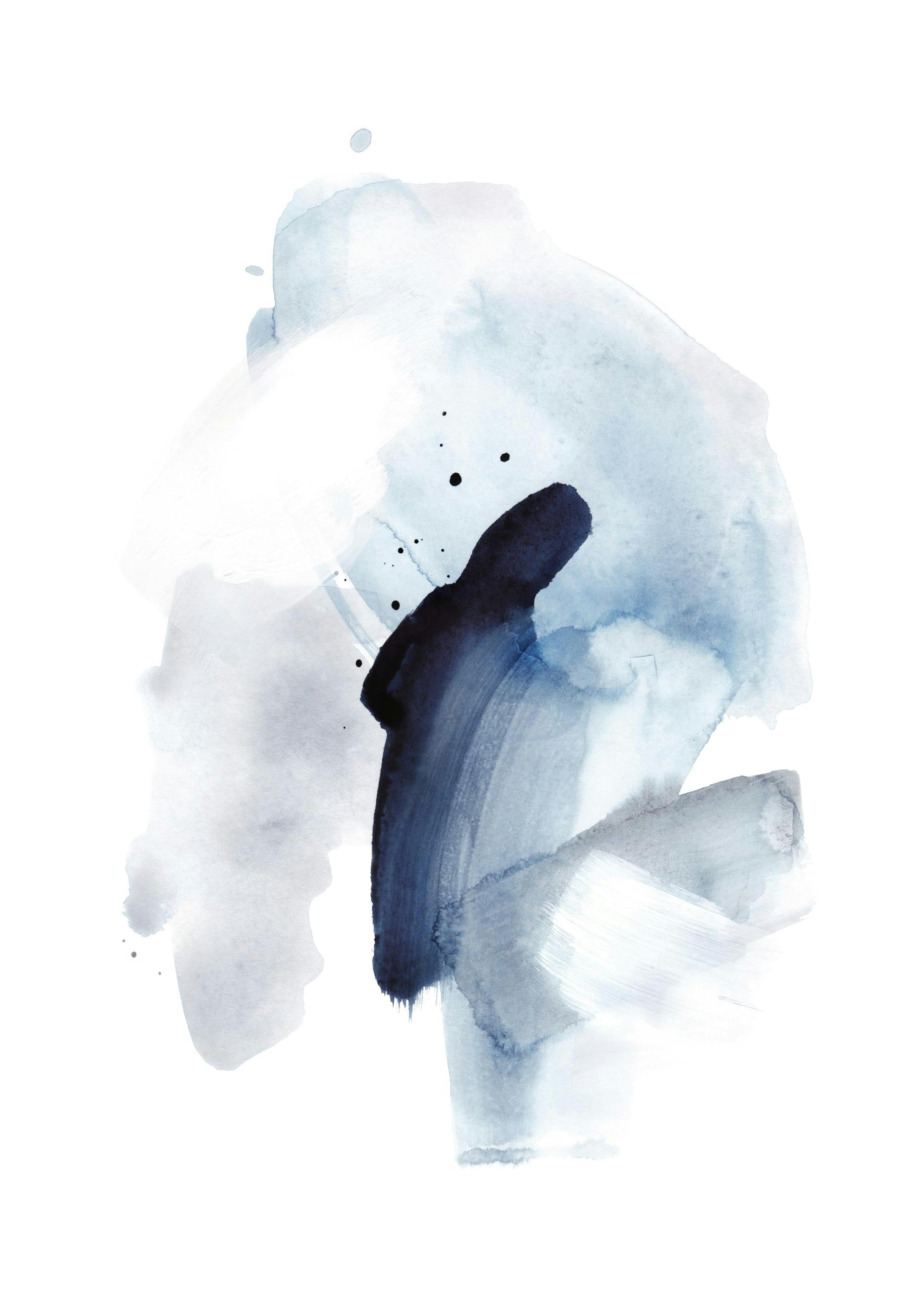 Watercolor Blues No2 Plakat 0