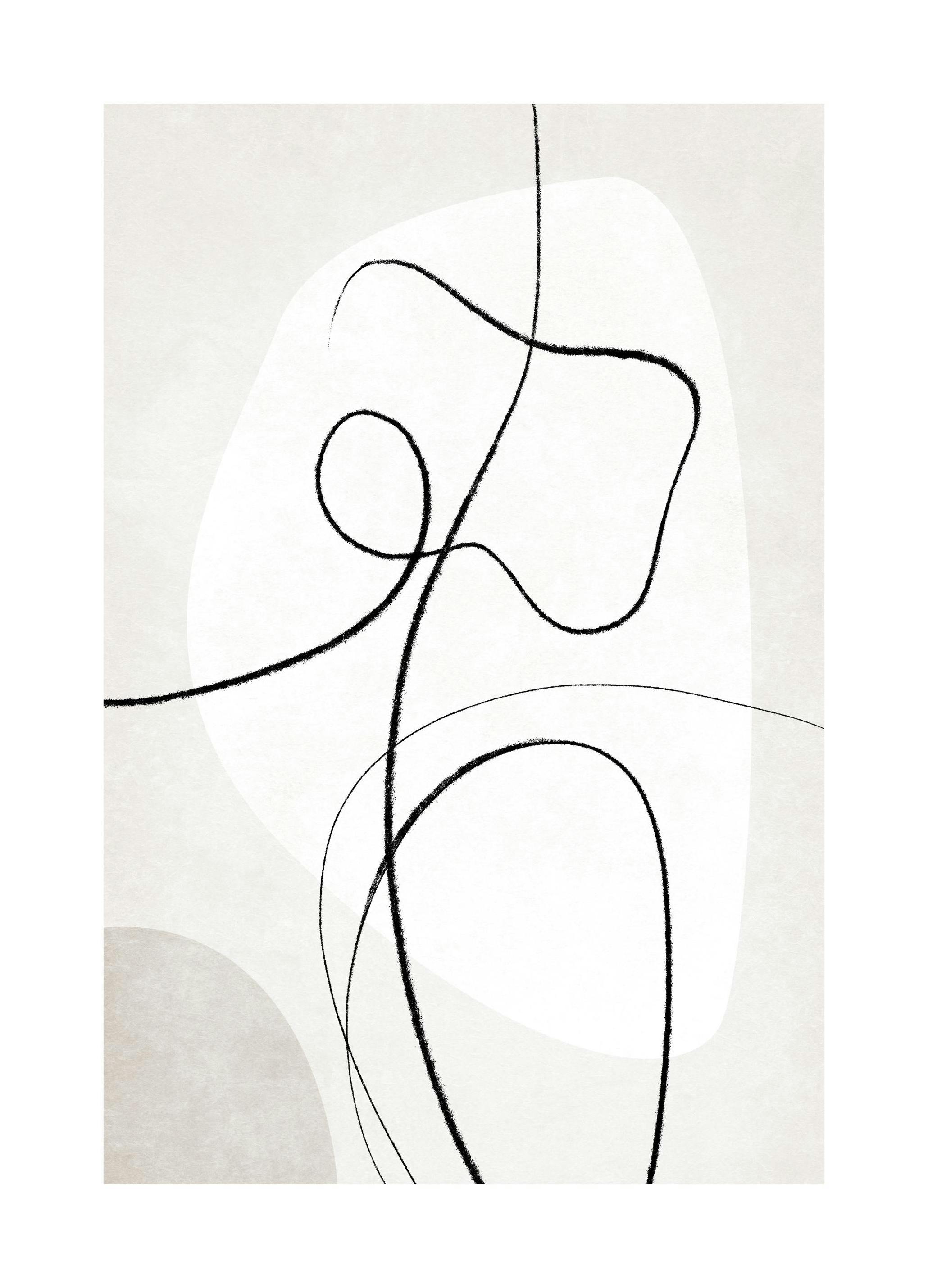 Prints - Artful Lines No5 Print (30x40 cm) - Line Art prints