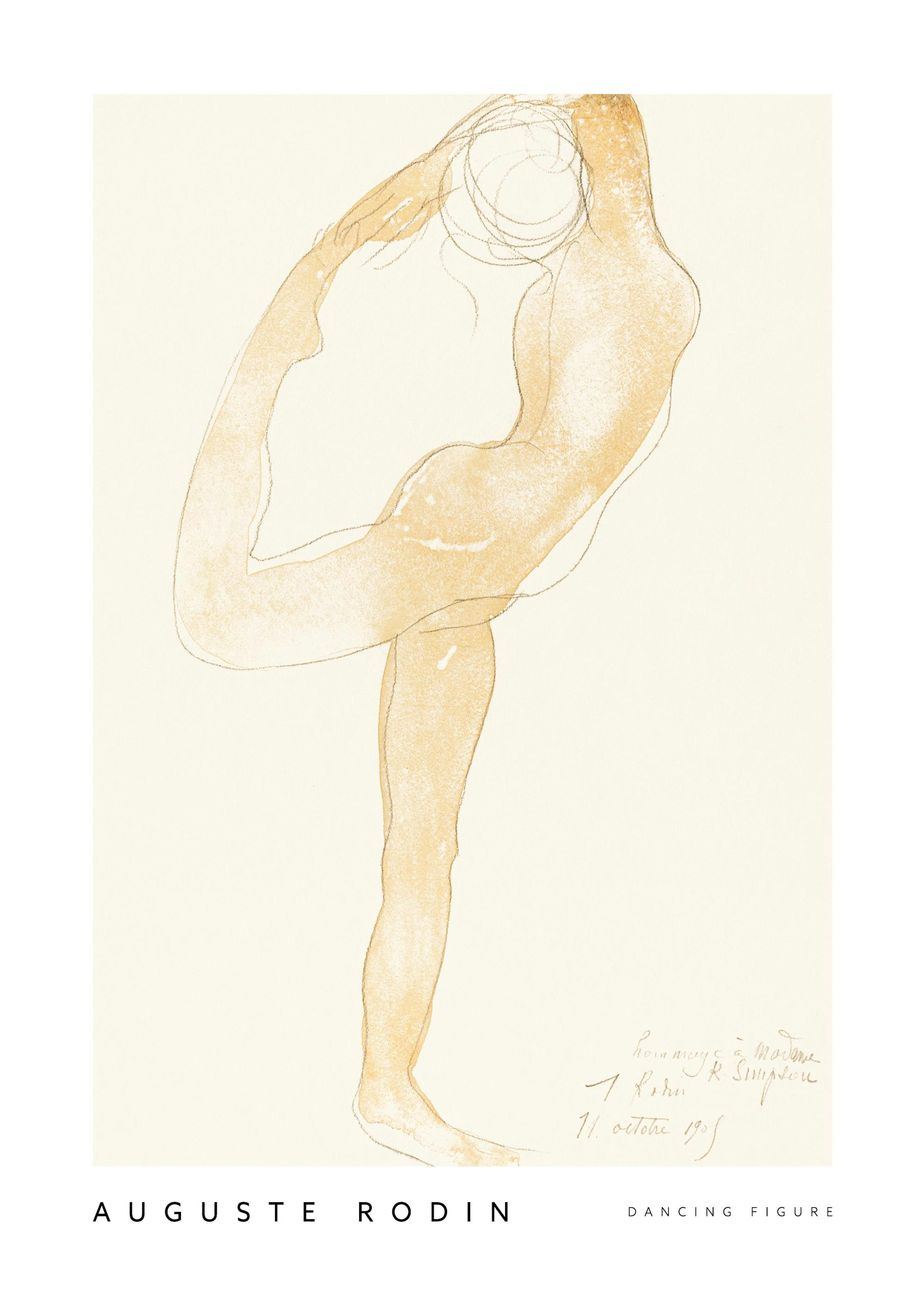 Auguste Rodin - Dancing Figure Print 0