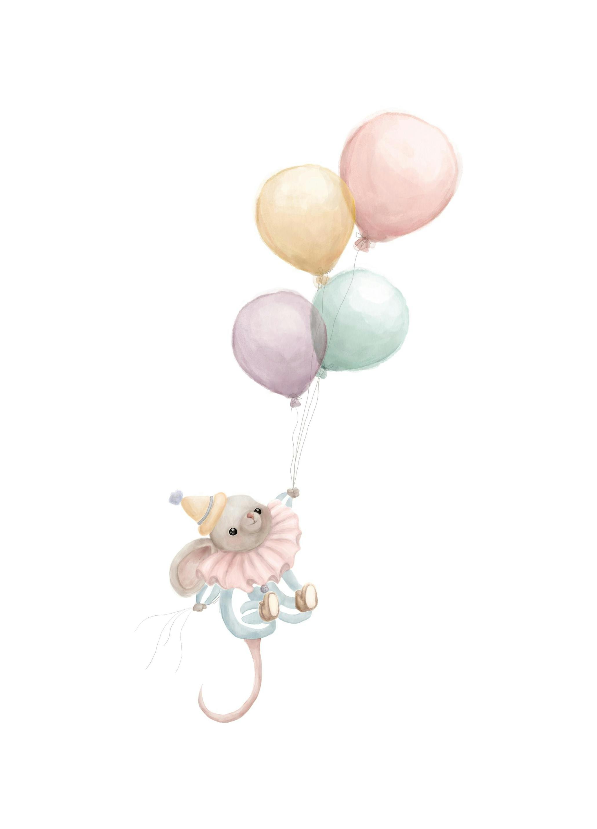 Circus Mouse Affiche (21x30 cm)