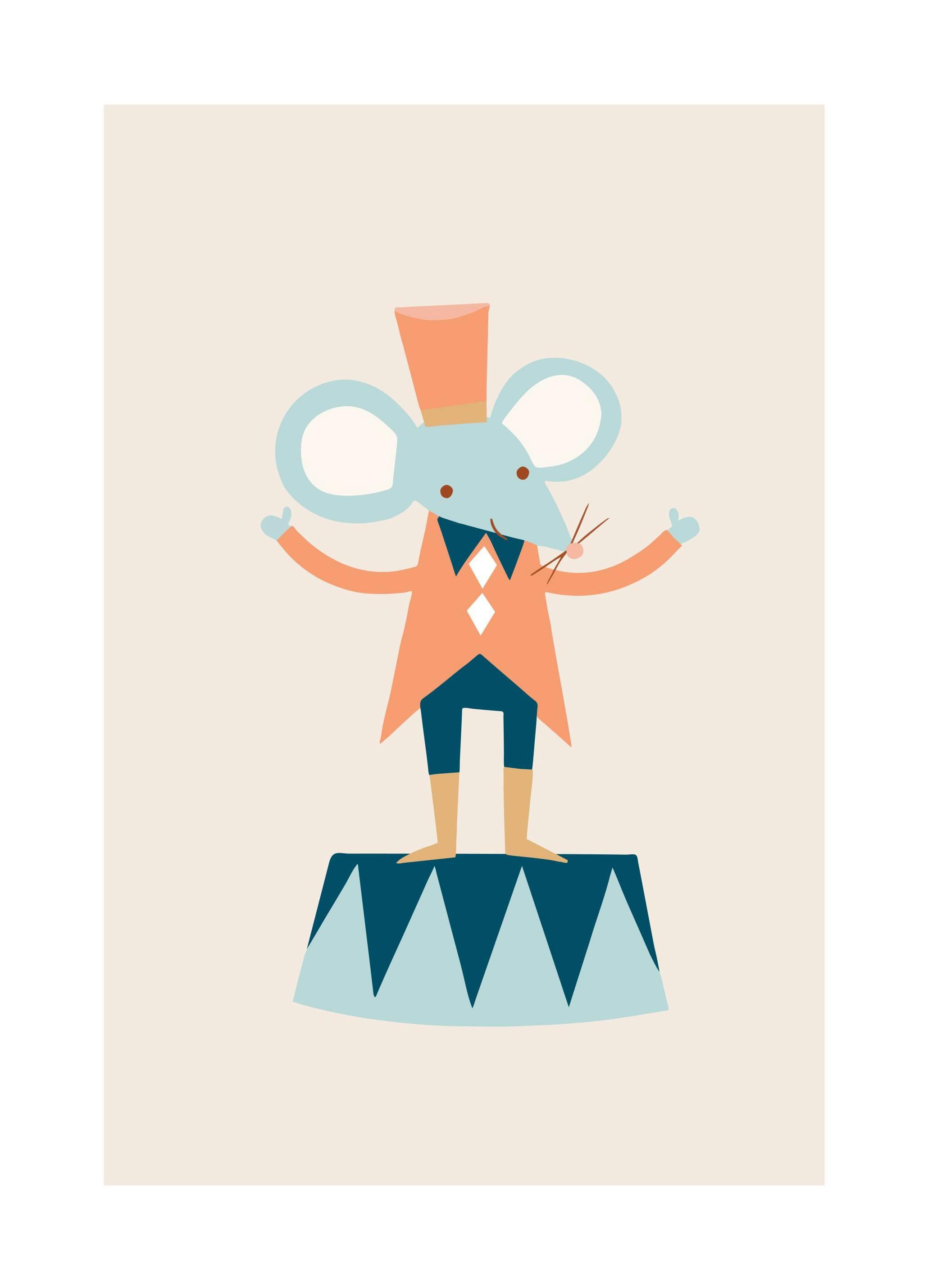 Little Circus Director Print (30x40 cm)
