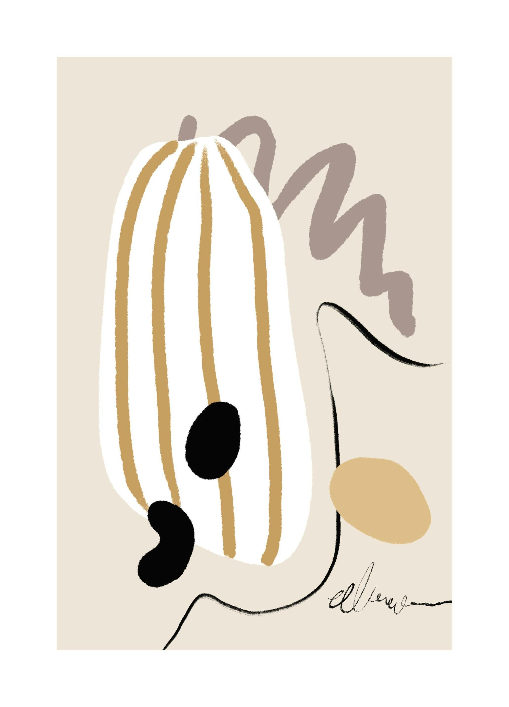 Abstract Still Life No1 Affiche (30x40 cm) - Affiches d'art abstrait