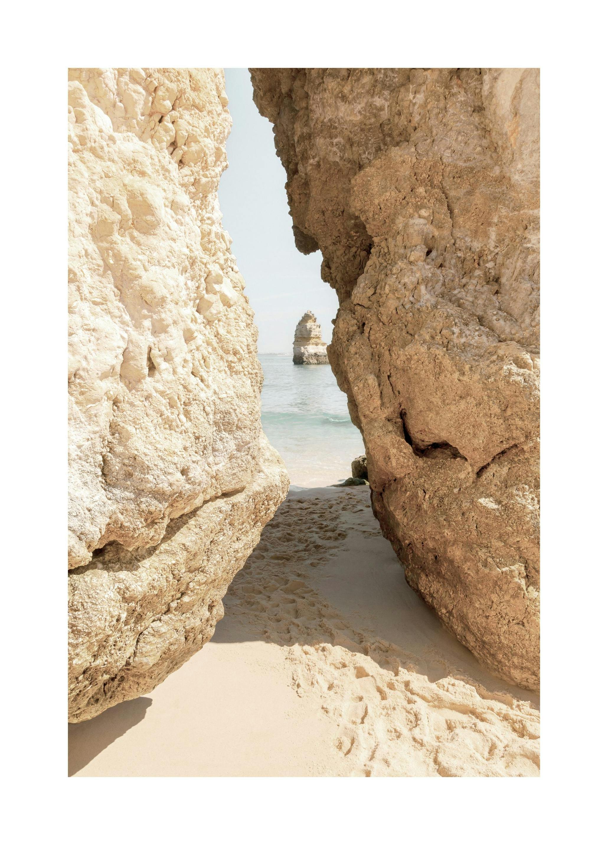 Algarve Cliffs Poster (30x40 cm)- Praias