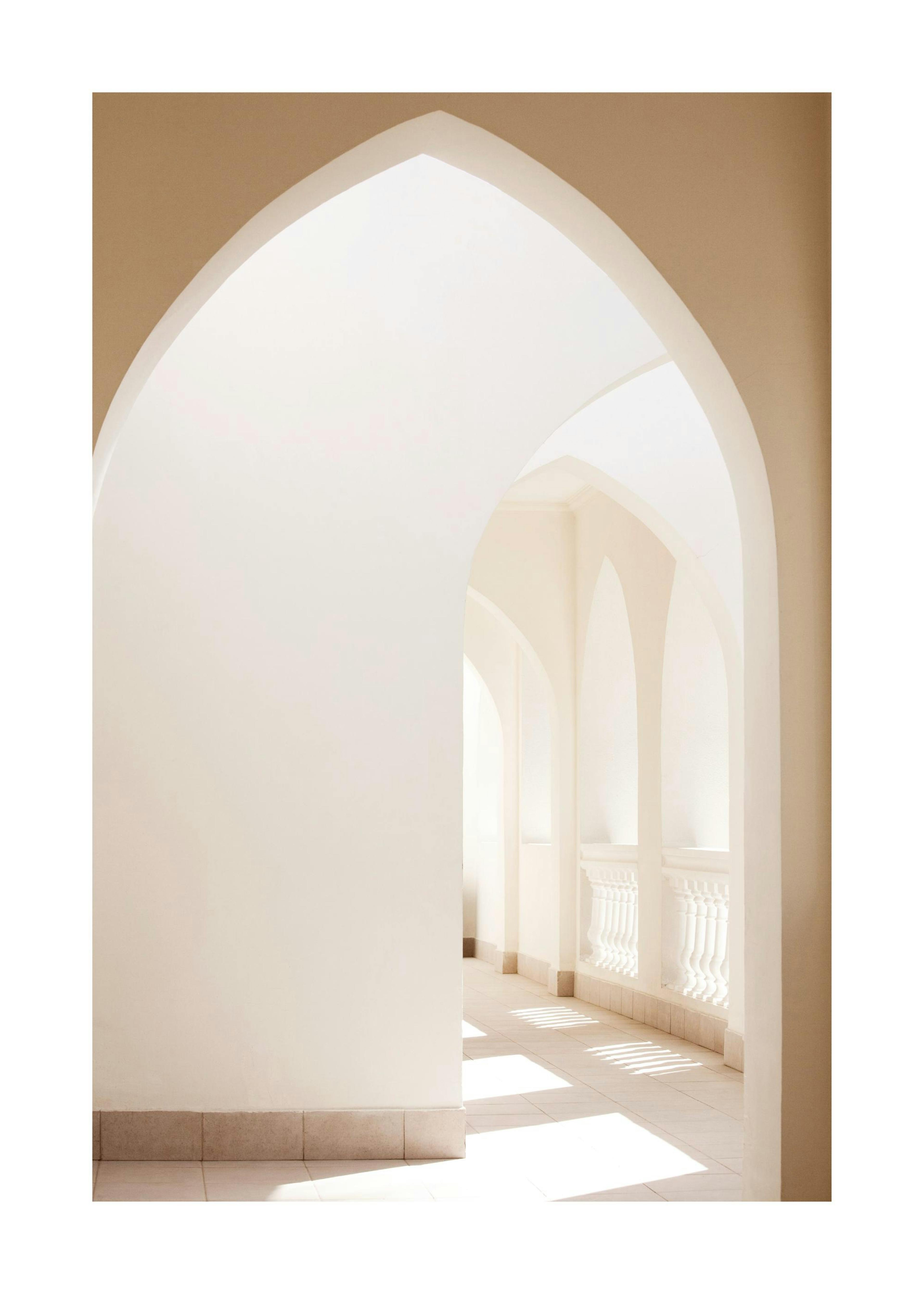 Beige Arches Print 0