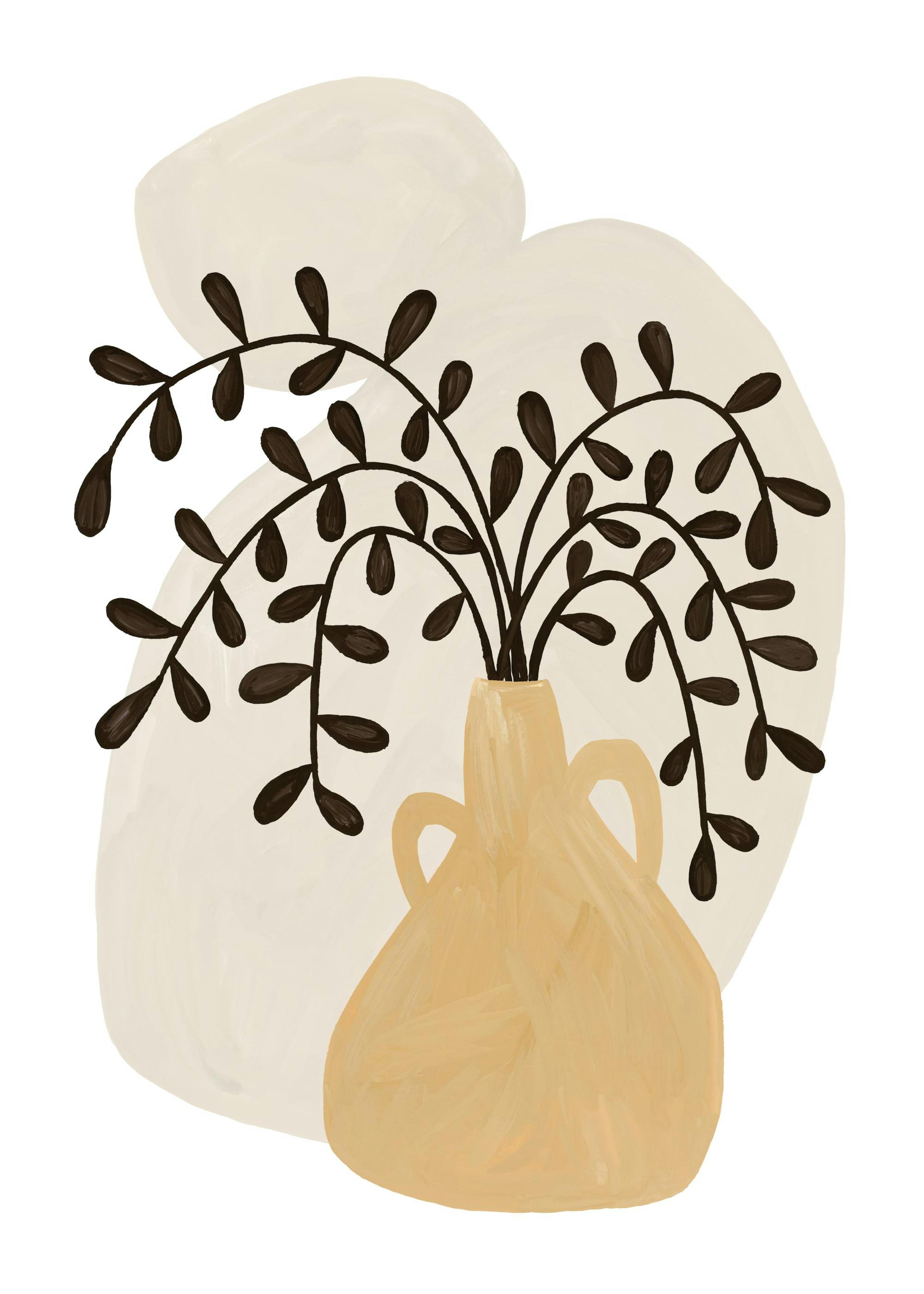 Yellow Vase Print 0