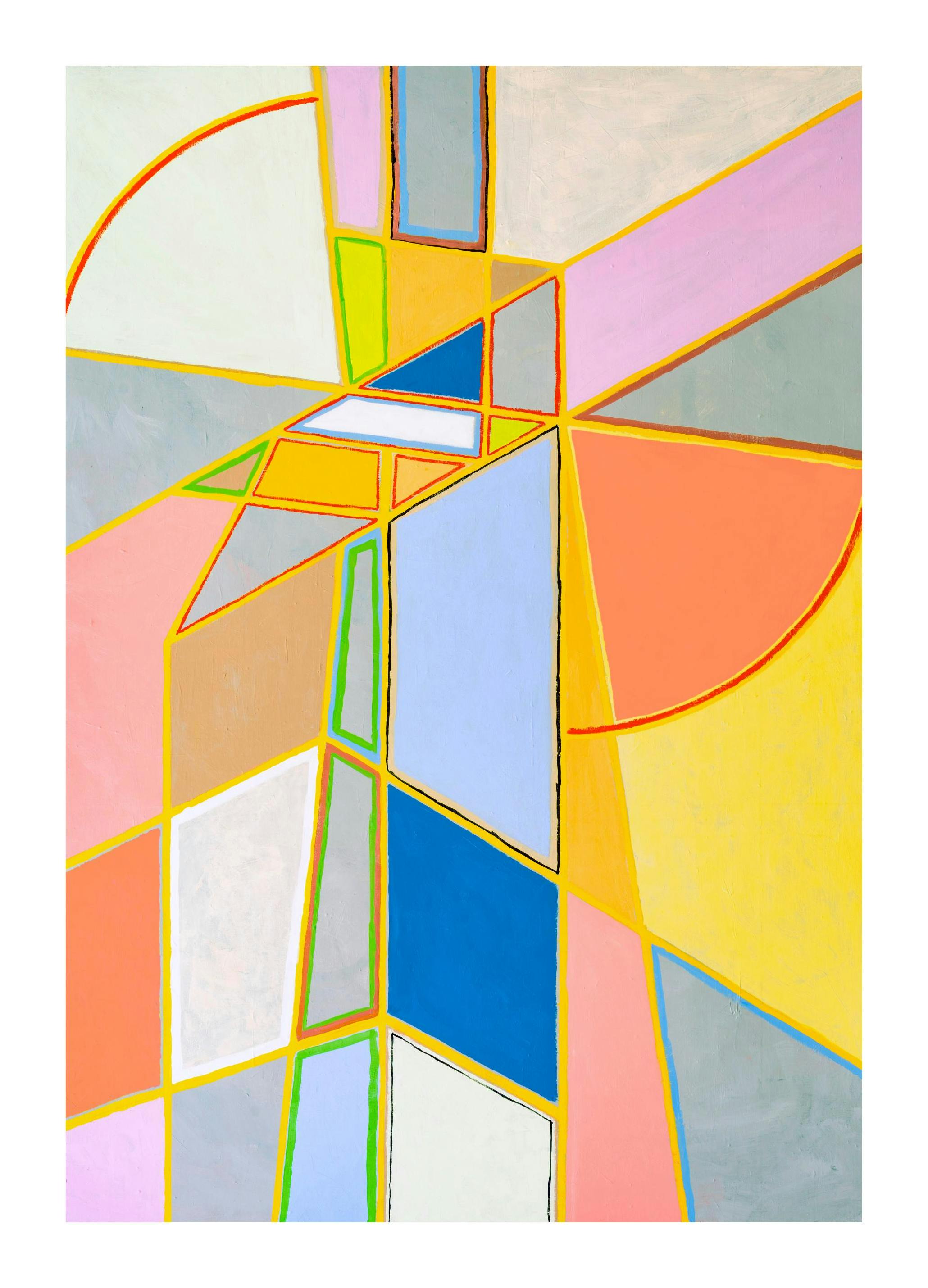 Color Block Painting No1 Poster (30x40 cm)