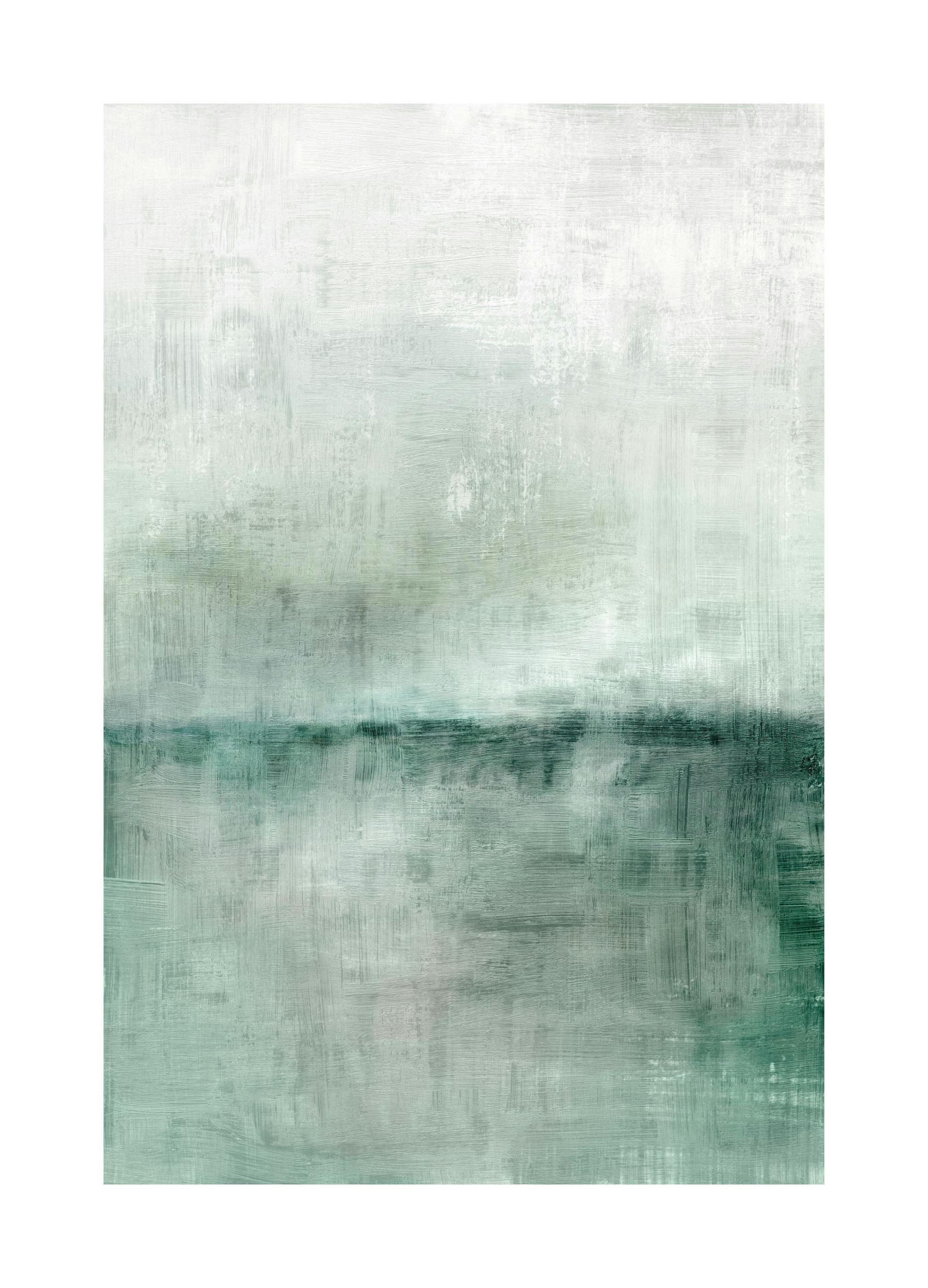 Abstract Scenery Green No1 Affiche (100x150 cm)