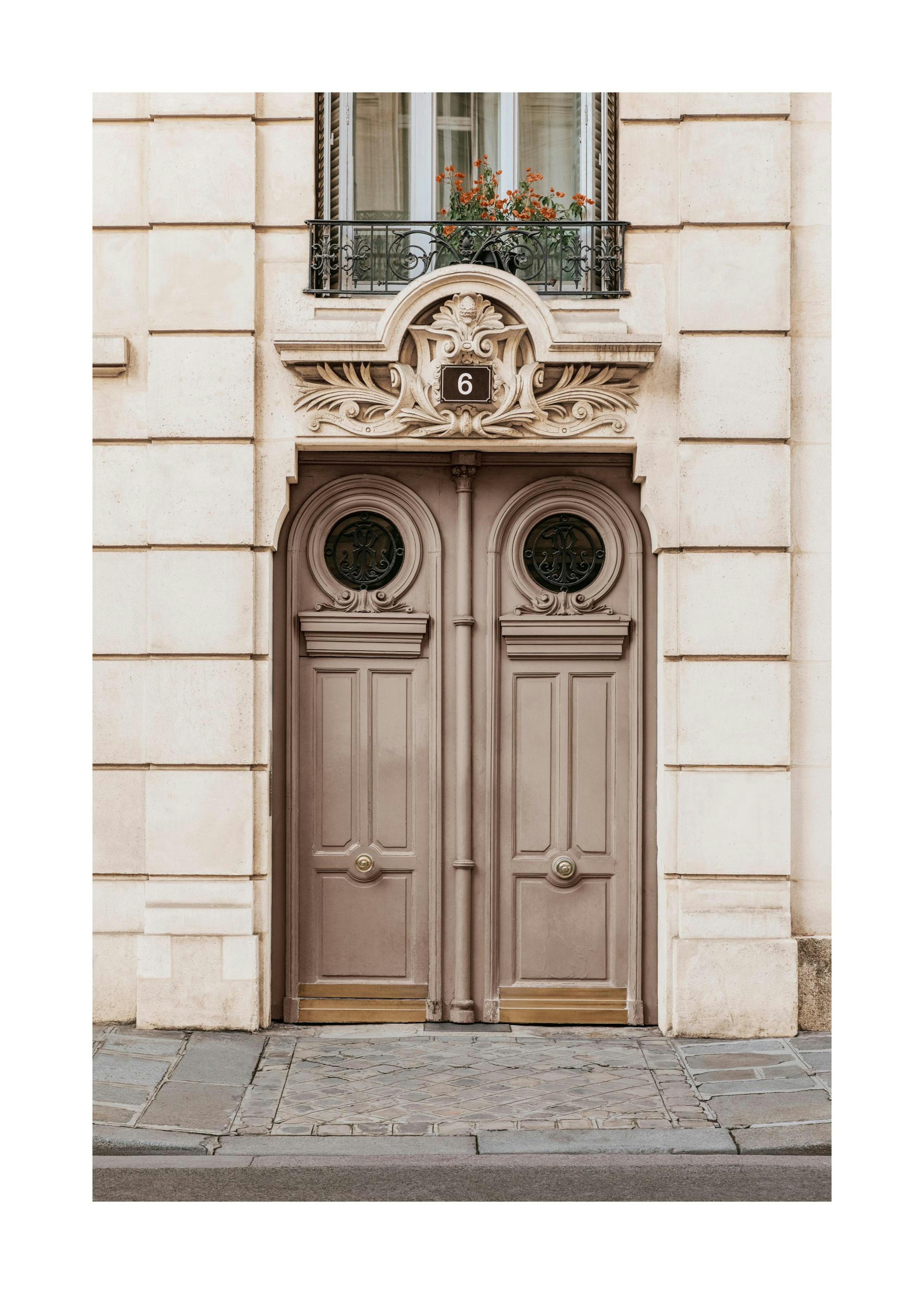 Beige Door Plakat 0