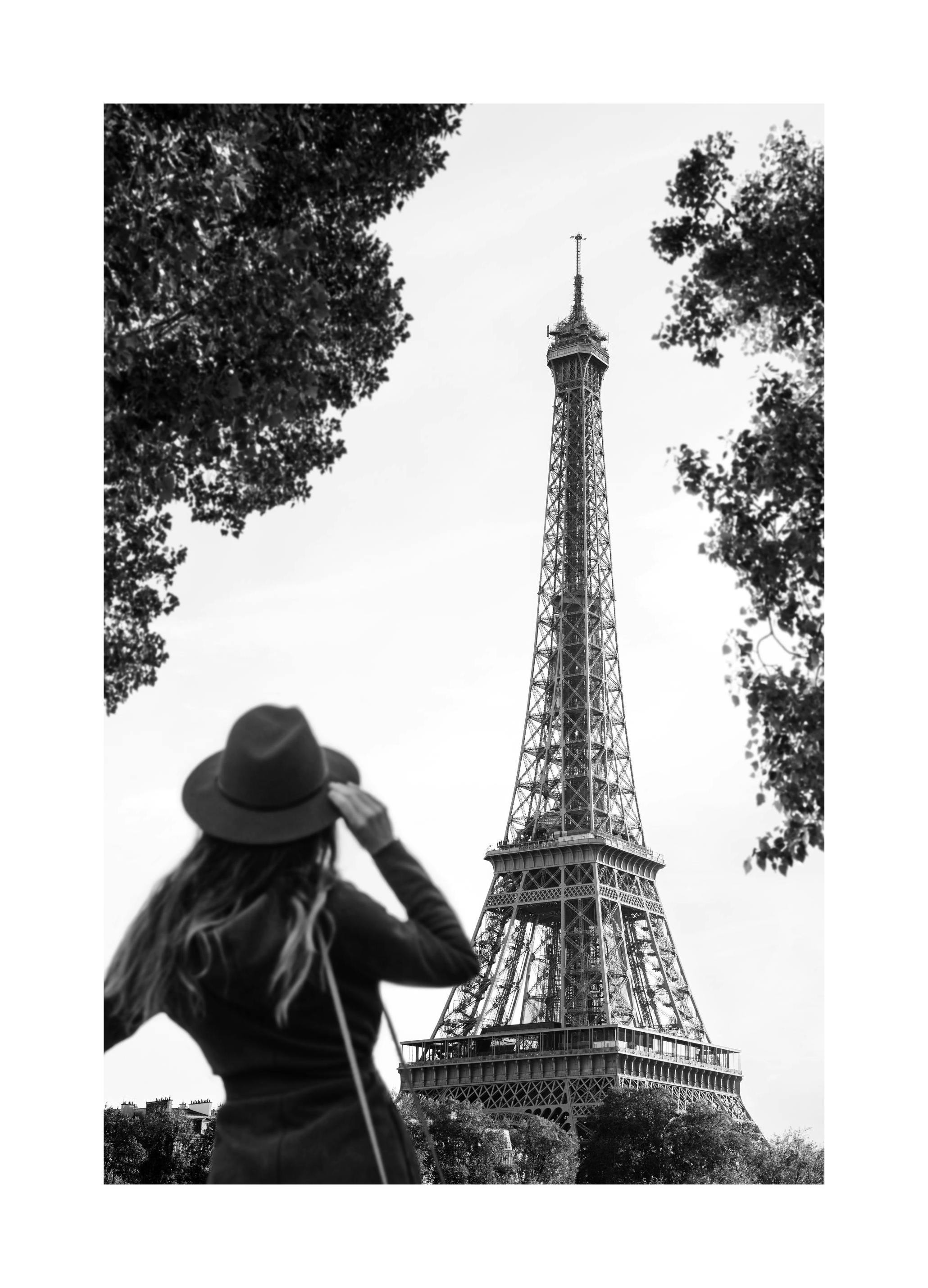 View of the Eiffel Tower Poster (30x40 cm) - Parijs