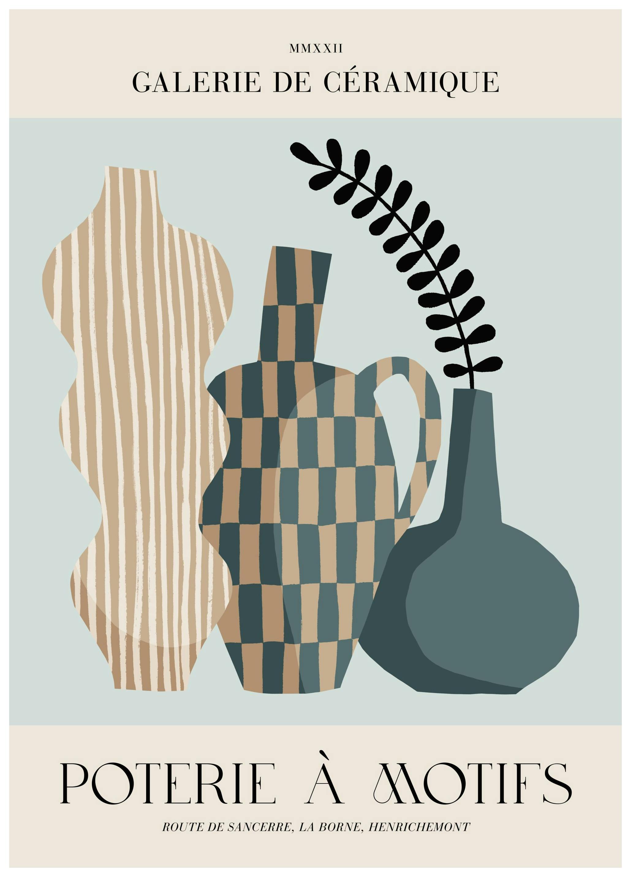 Prints - Poterie à Motifs No2 Print (50x70 cm) - Art prints