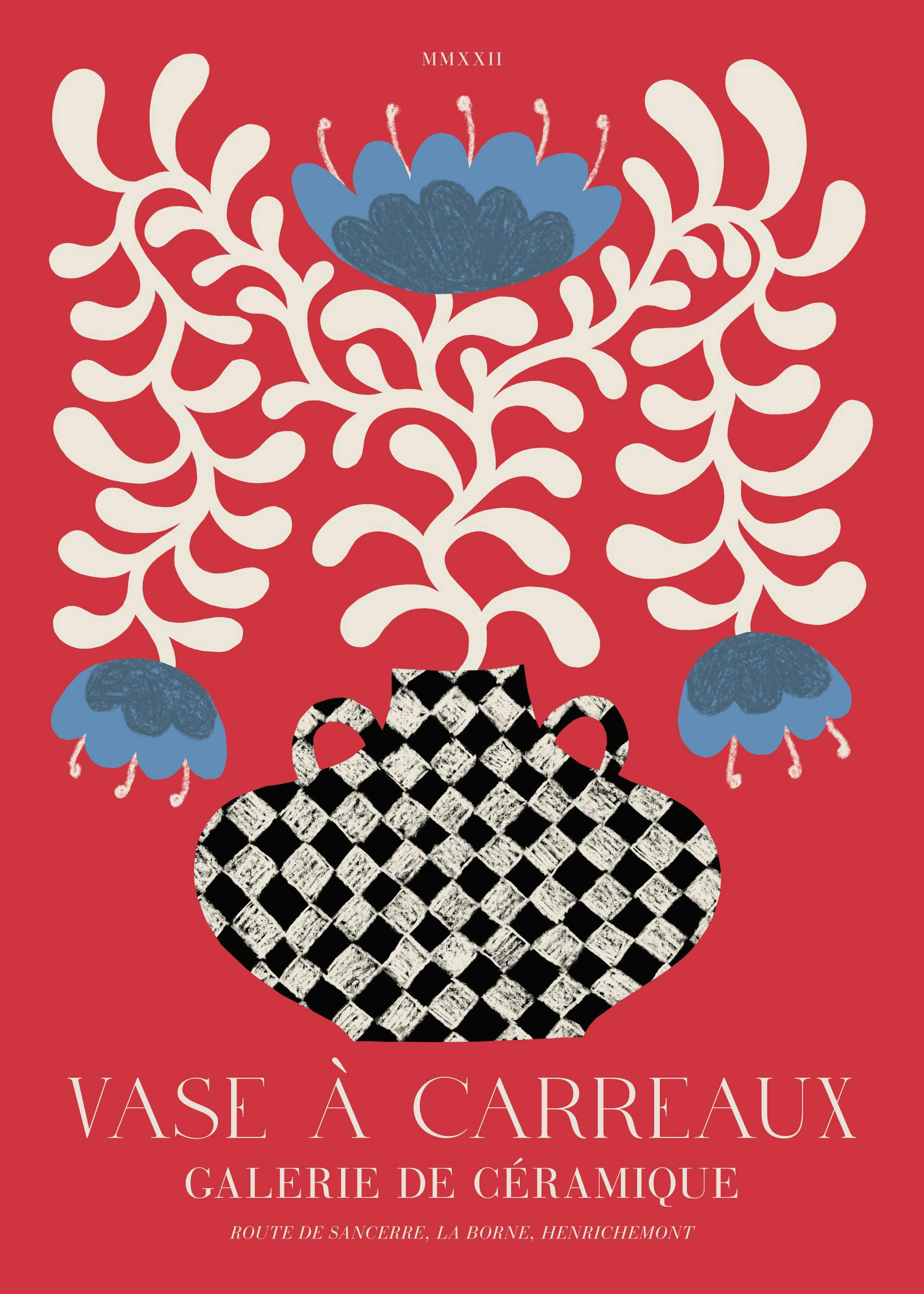 Vase à Carreaux No1 Poster 0