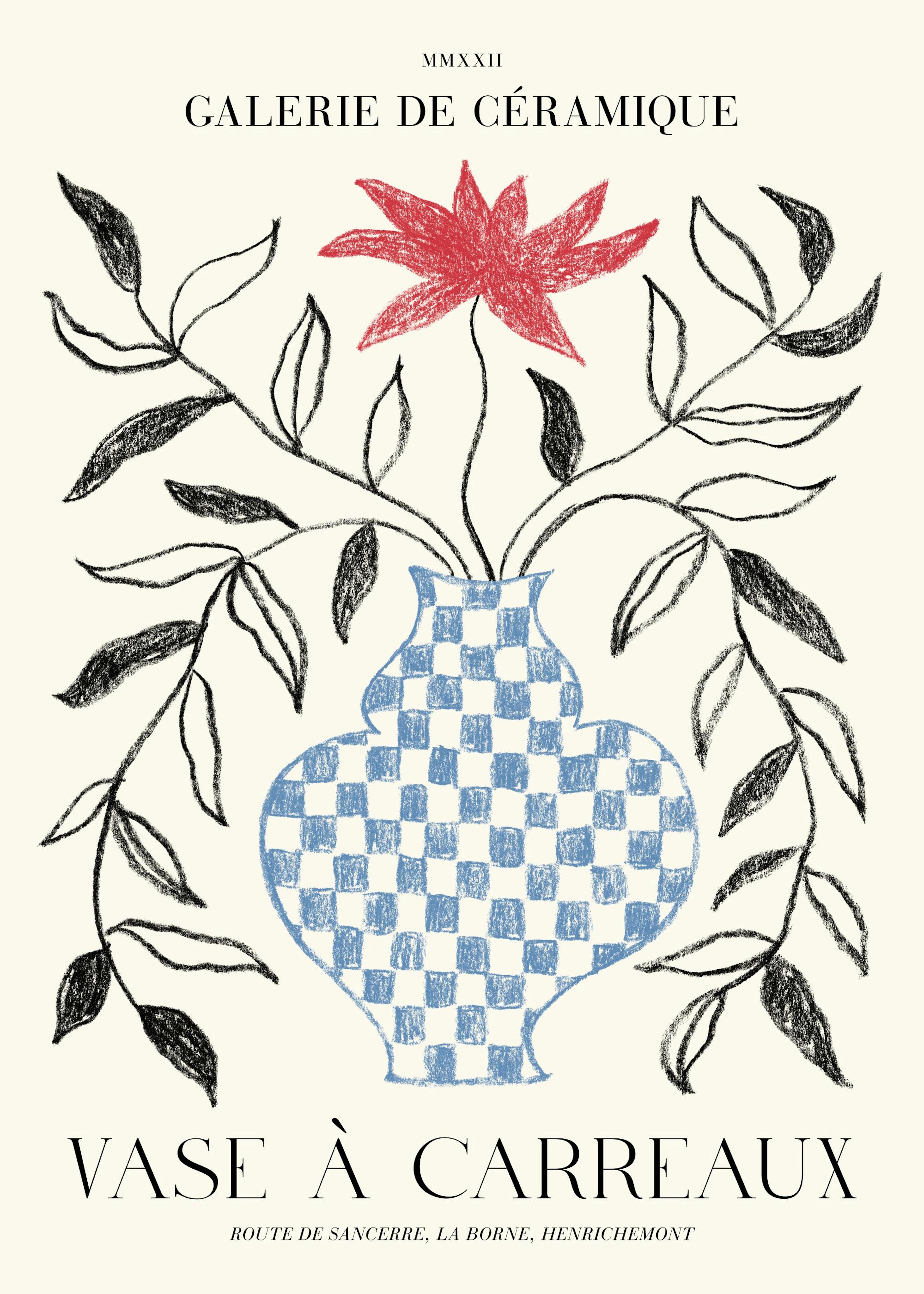 Vase à Carreaux No2 Poster 0