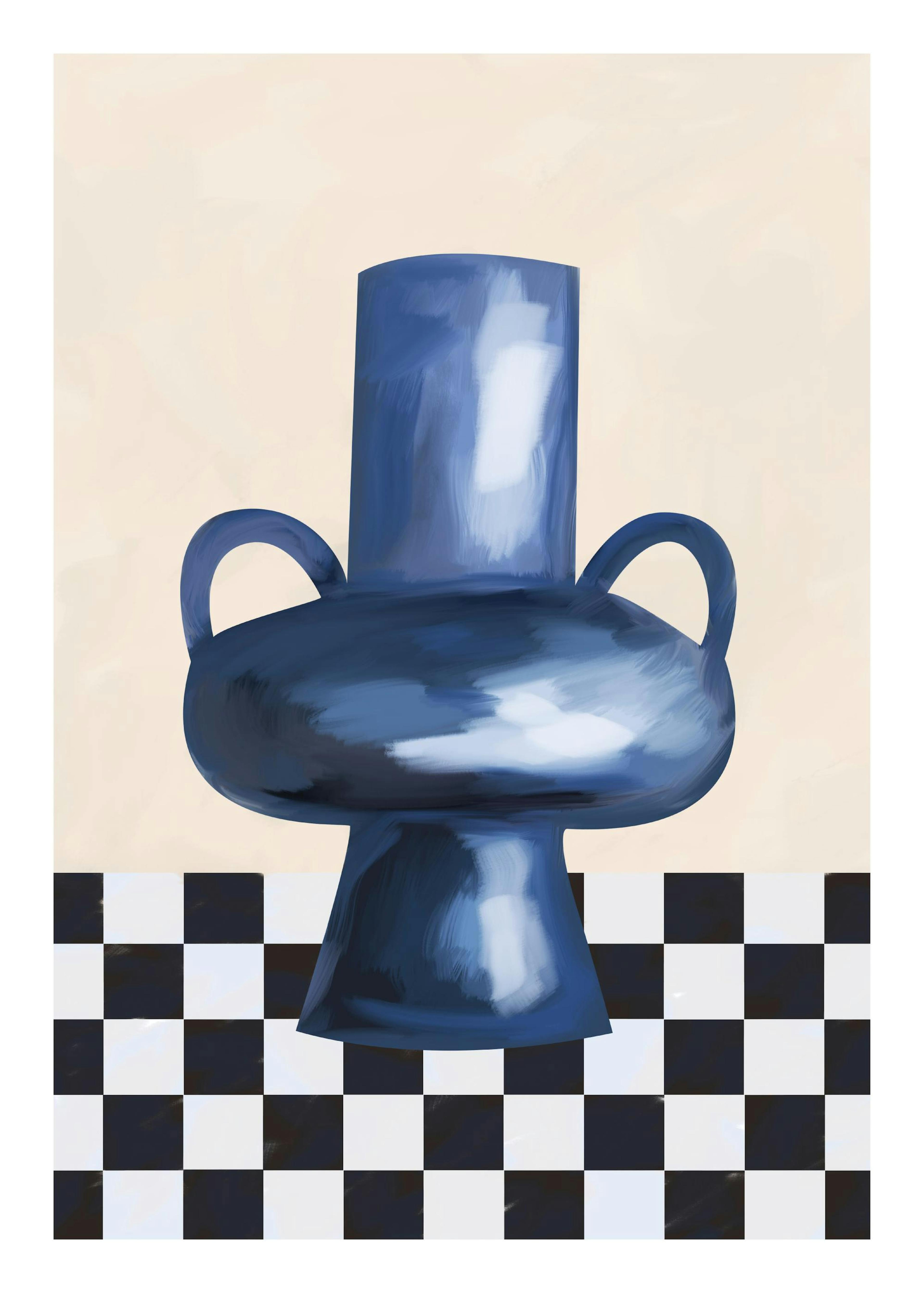 Chequer No1 Print 0