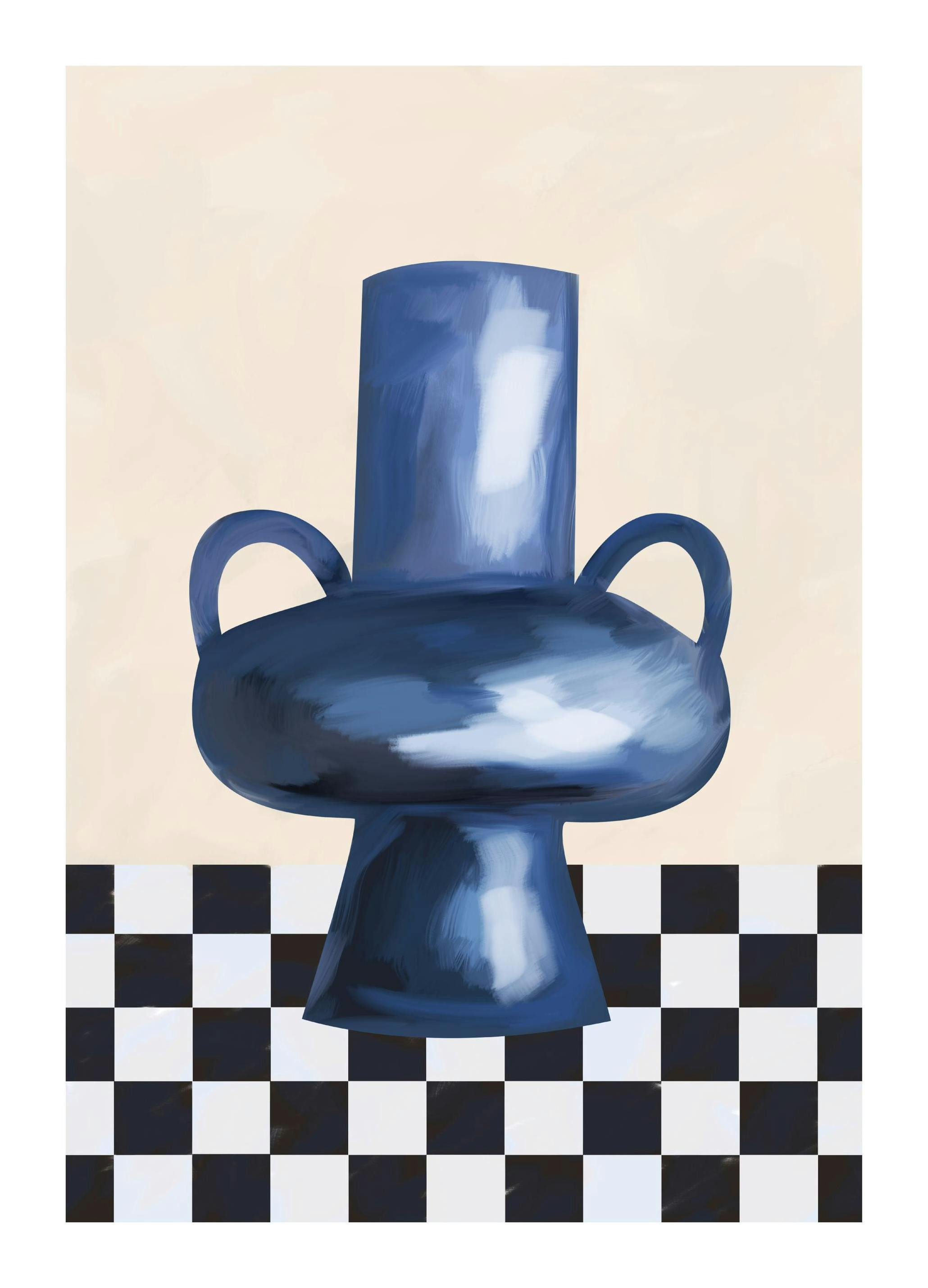 Chequer No1 Print (50x70 cm)