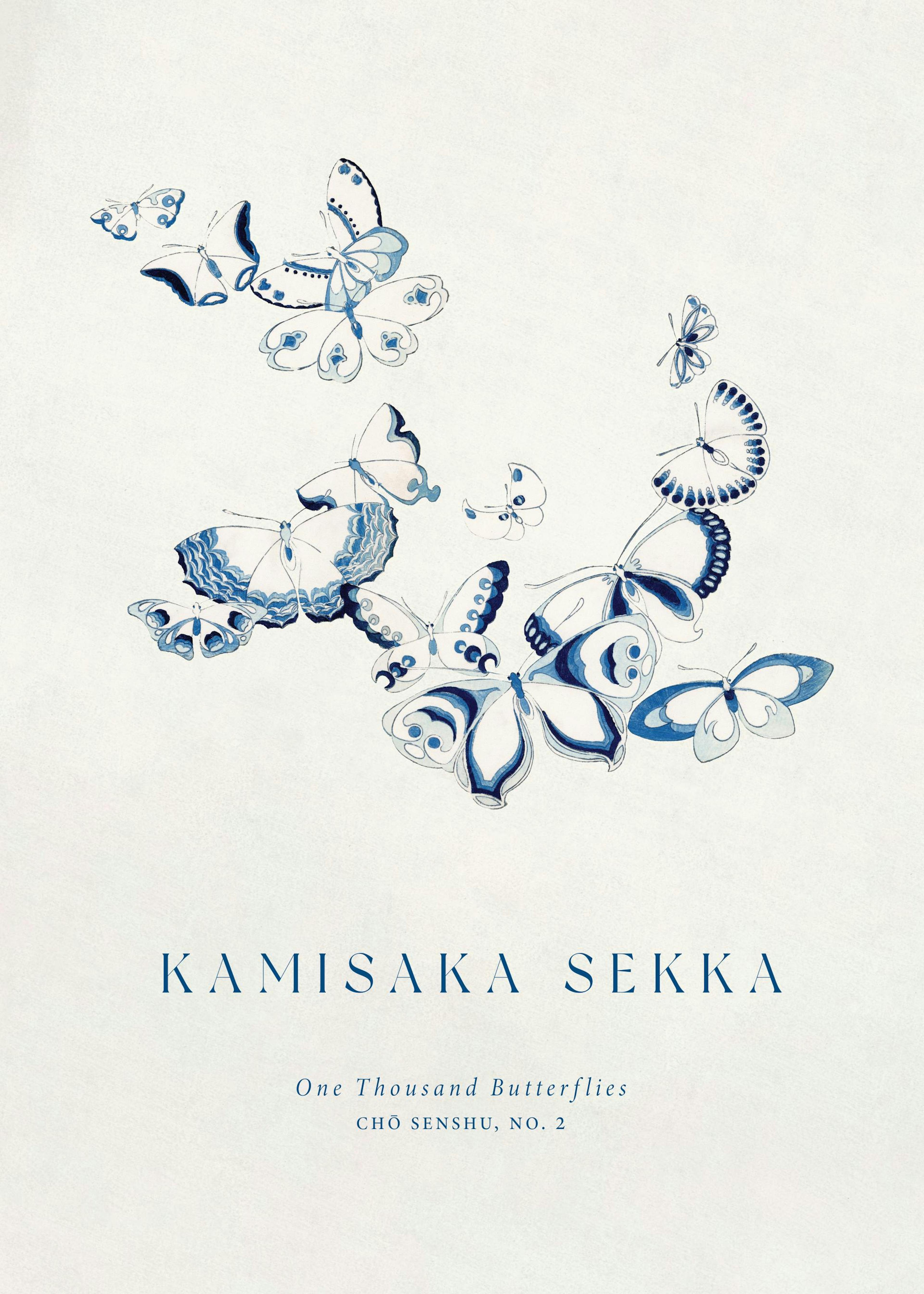 Kamisaka Sekka - One Thousand Butterflies, No. 2 Poster 0