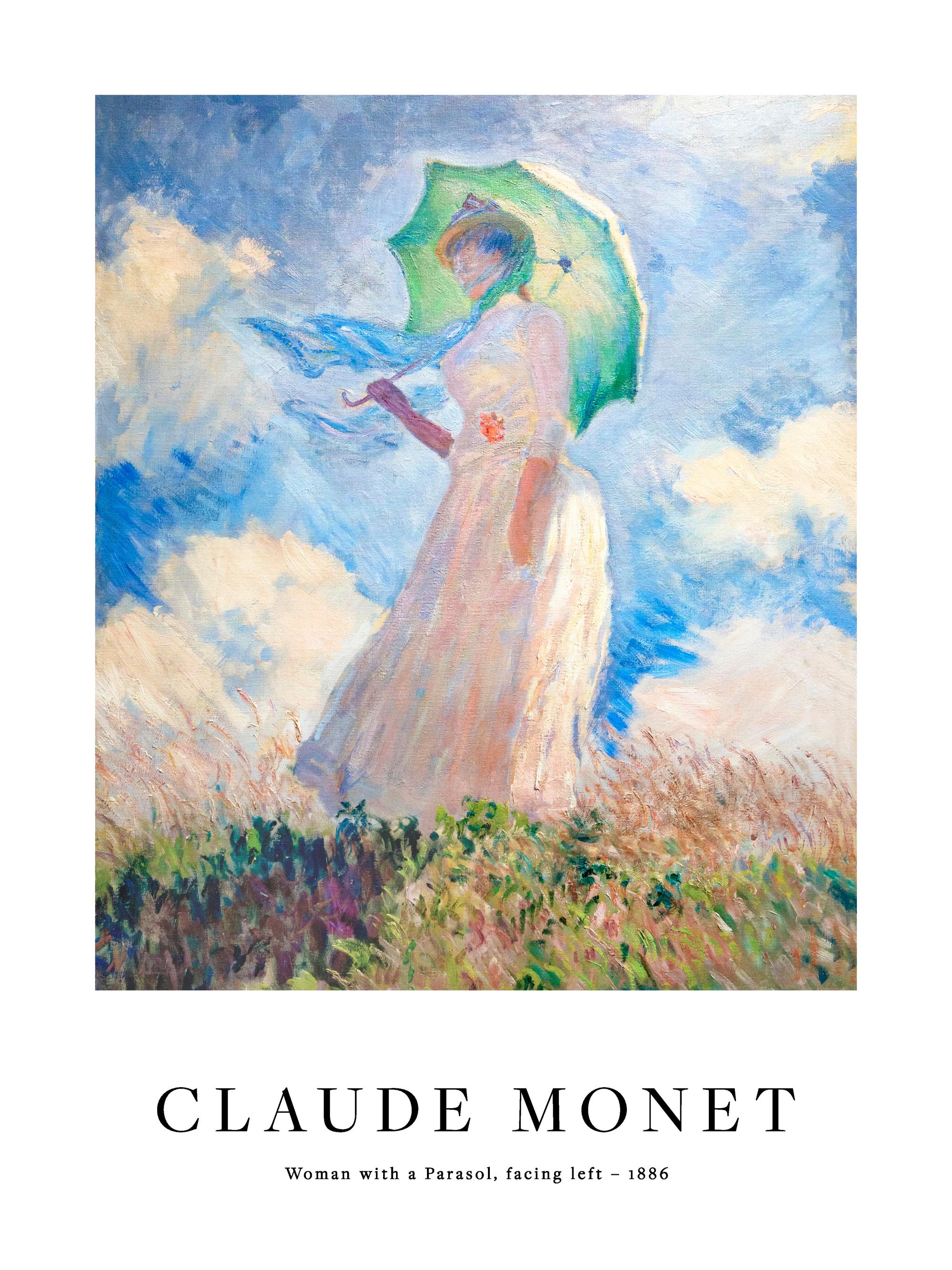 Monet - Woman with a Parasol Print | Poster Art at Desenio