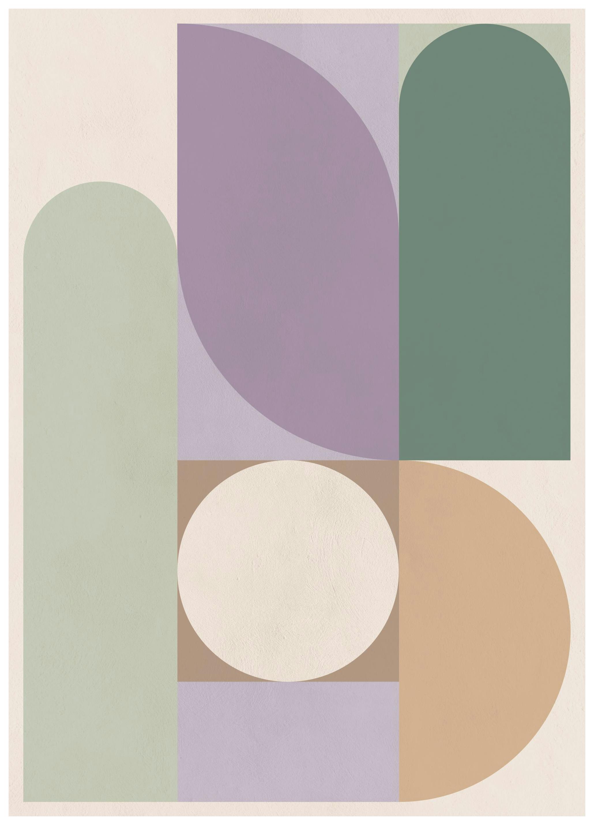 Colorful Shapes No1 Poster (30x40 cm)