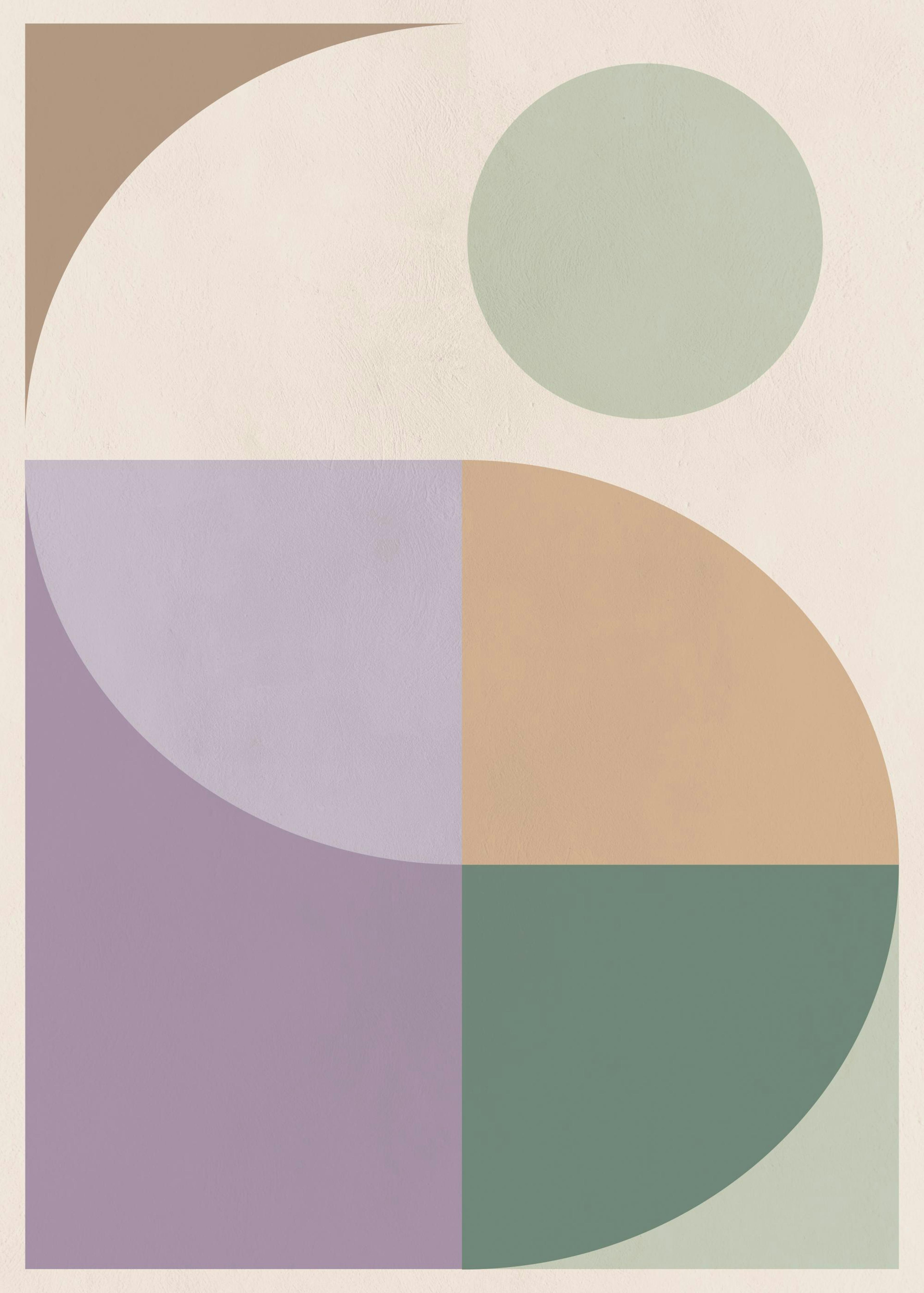 Colorful Shapes No2 Print 0