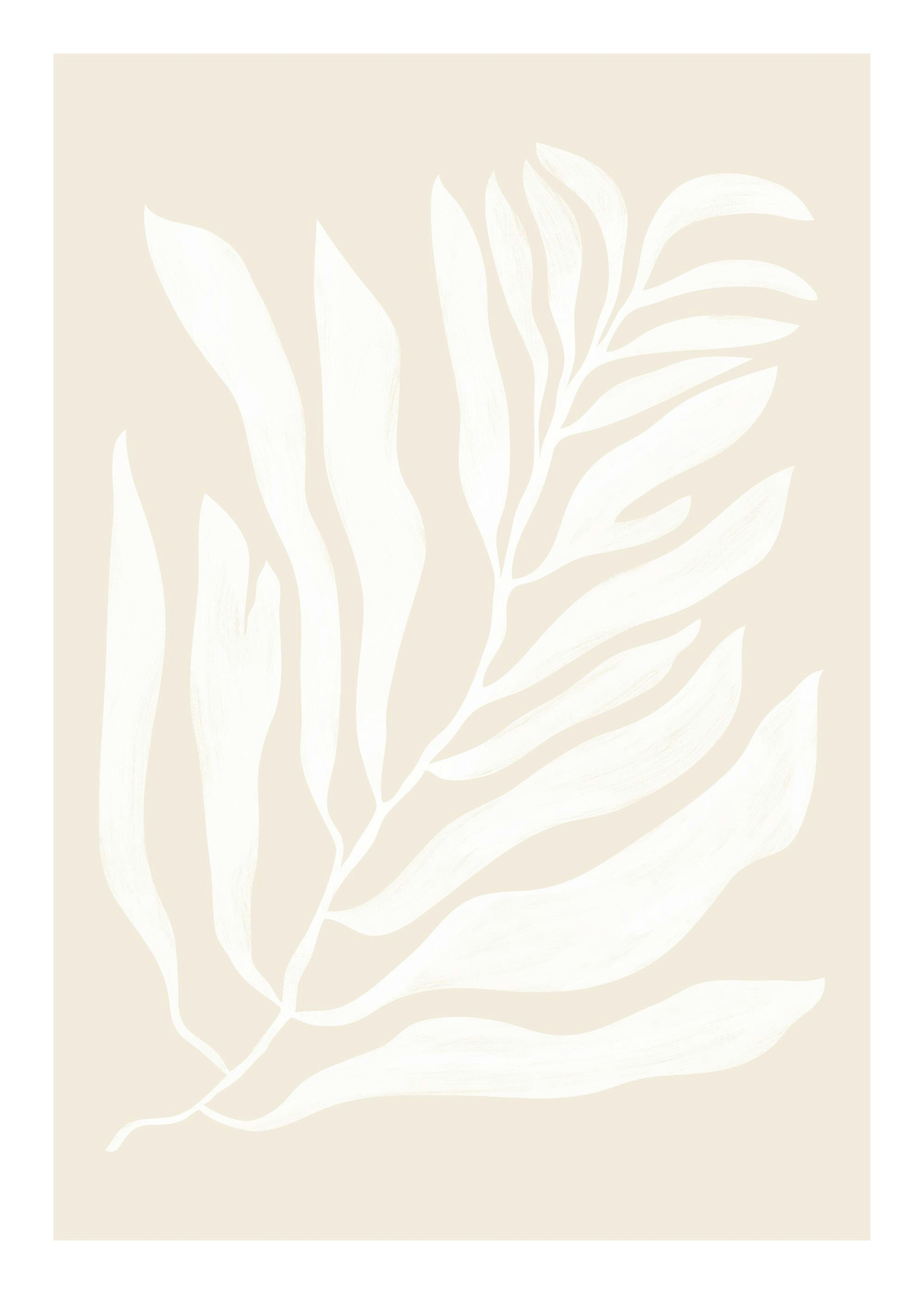 White Botanical No2 Poster 0