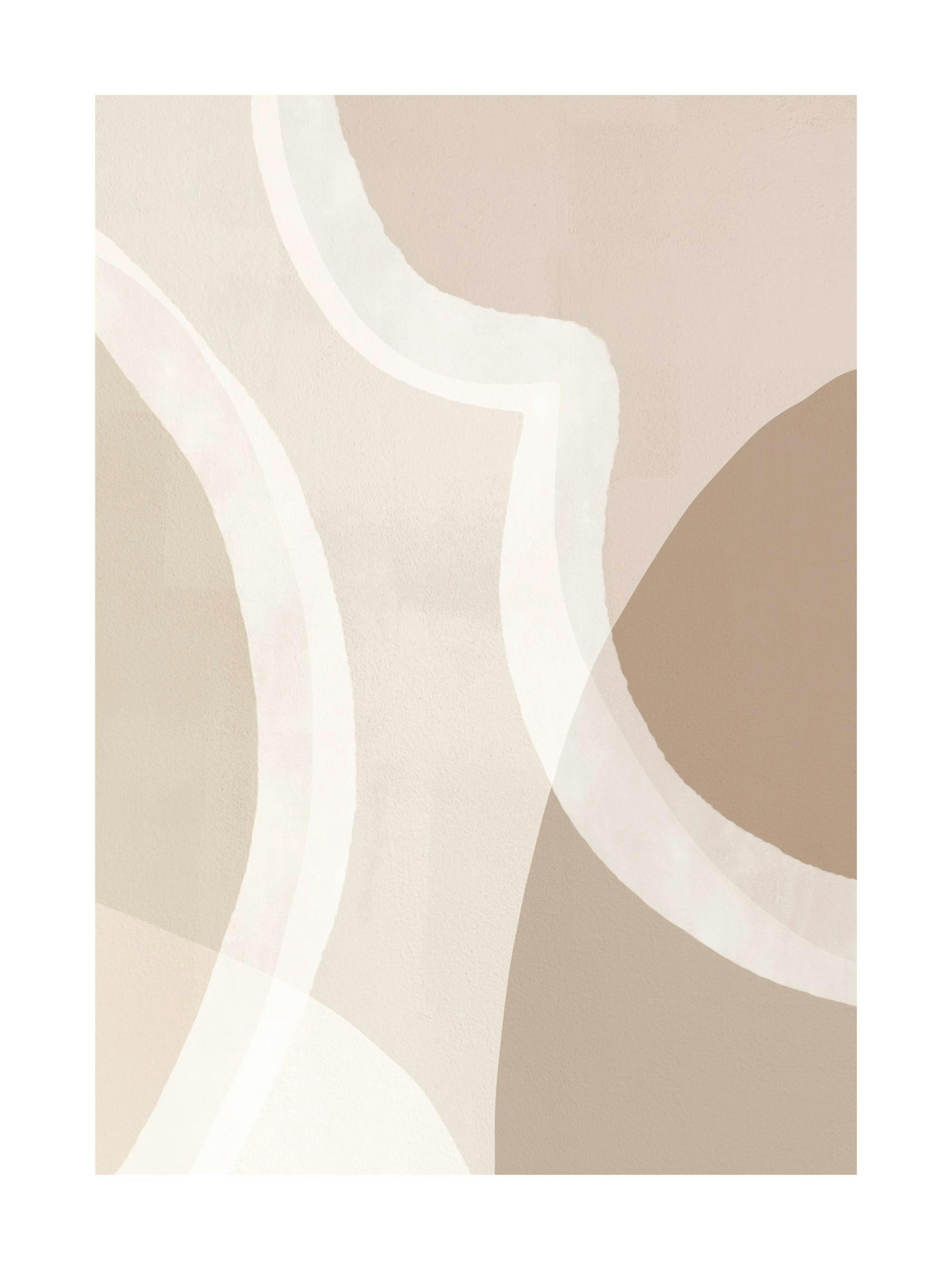 Beige Abstract No1 Plakat 0