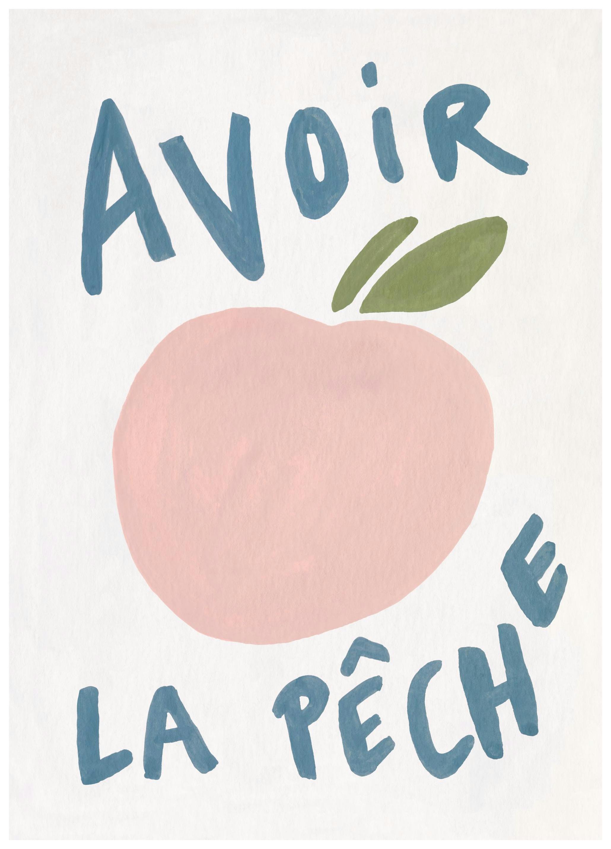 Avoir La Pêche Affiche (30x40 cm)  Art