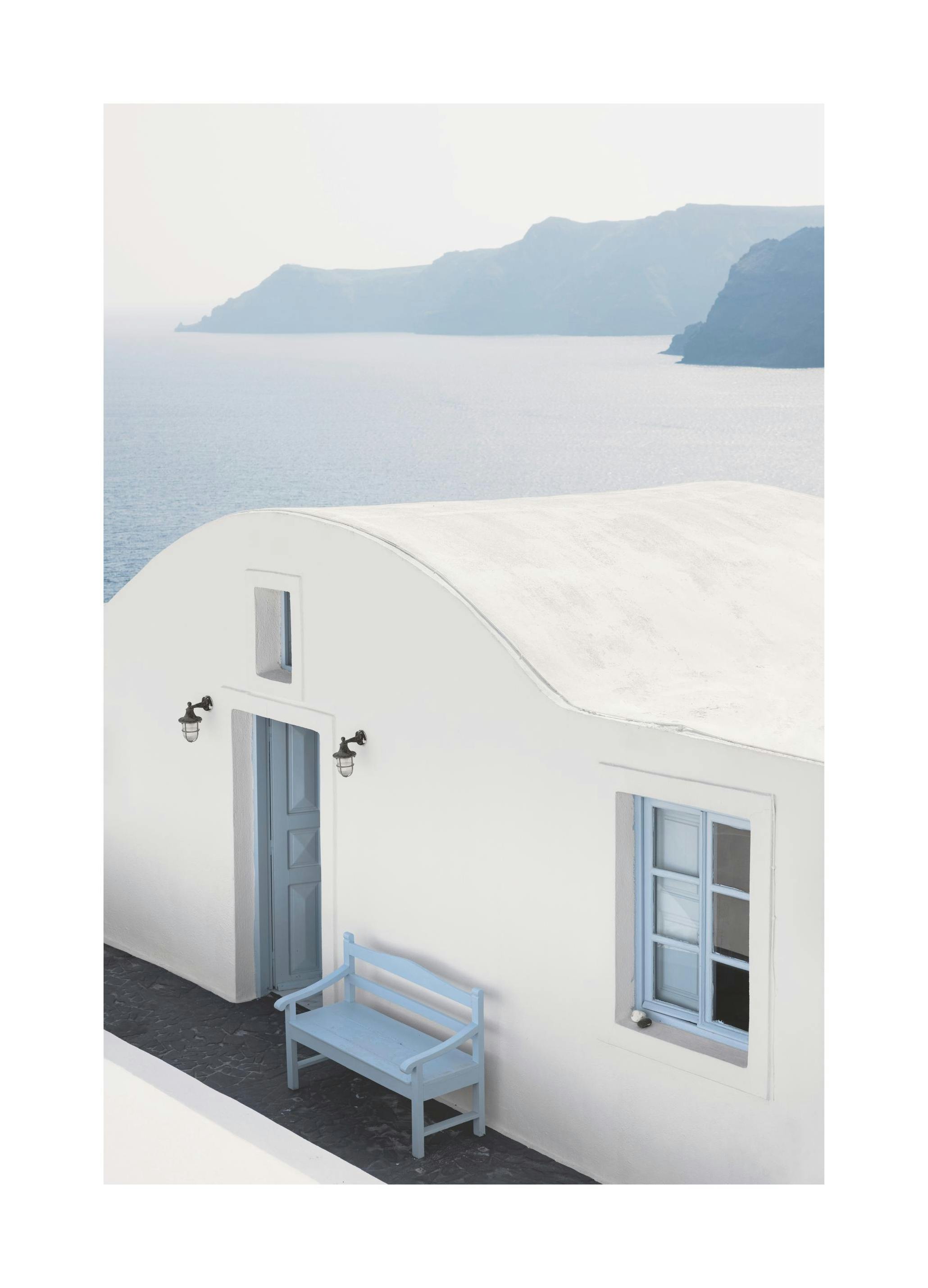 Idyllic Santorini Poster (50x70 cm)