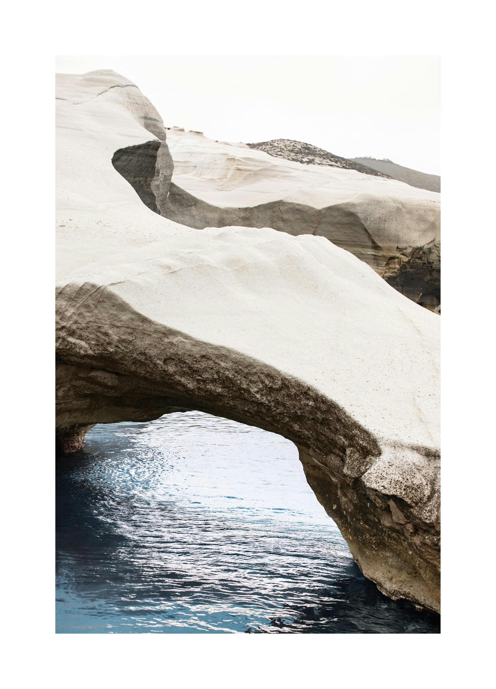 White Cliff Arch Affiche (30x40 cm) - Tableaux de montagnes