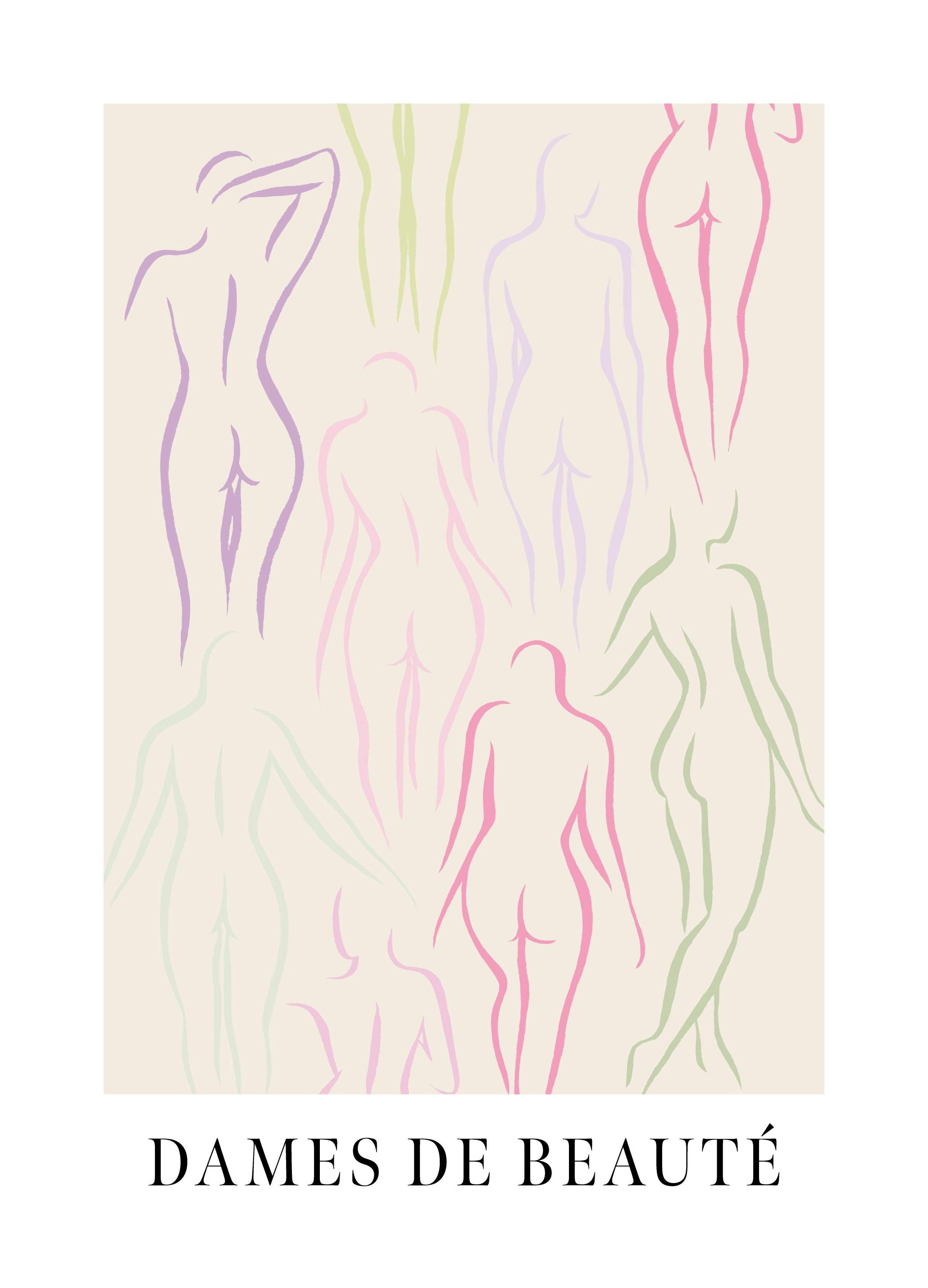 Dames De Beauté Print (30x40 cm)