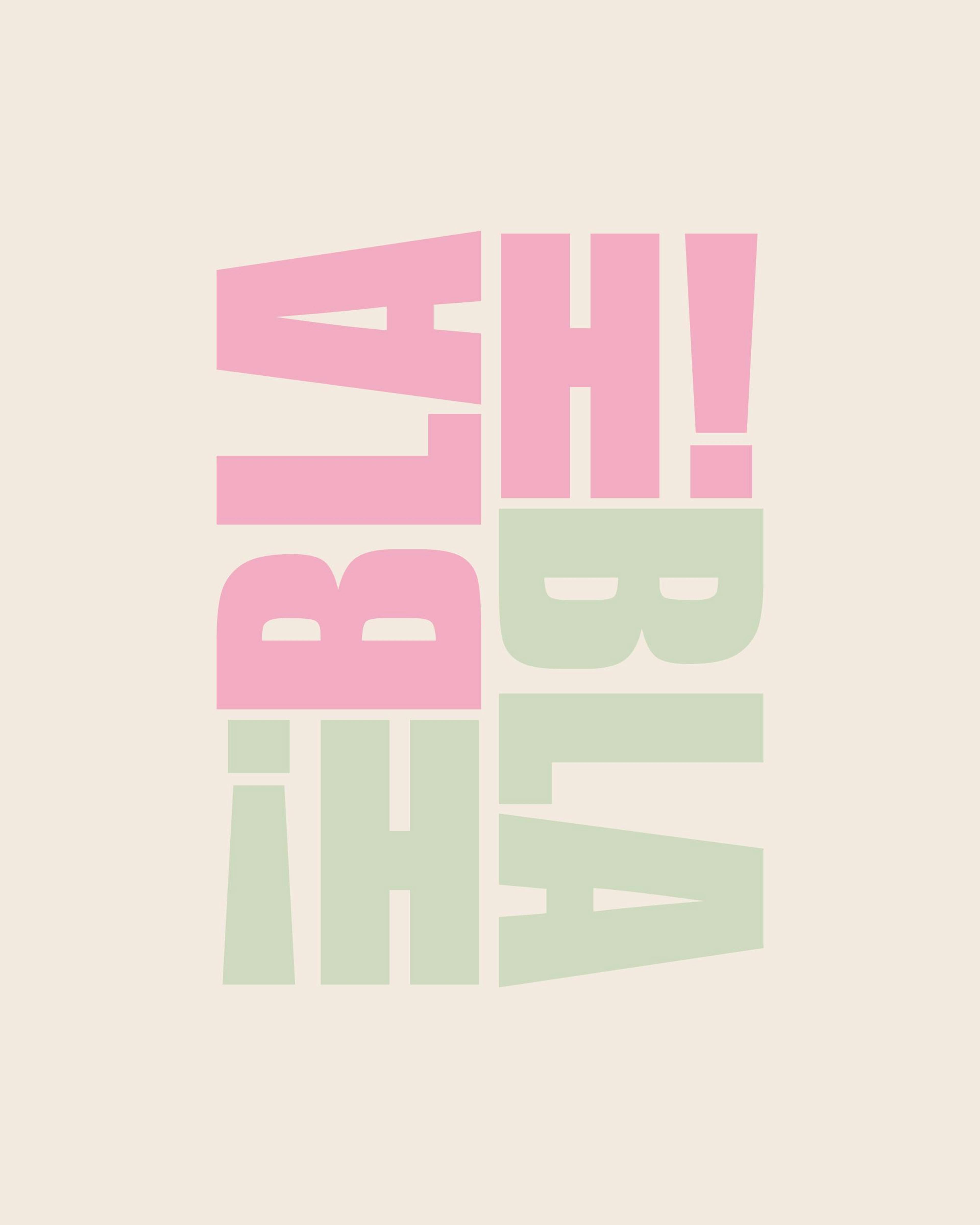 Blah Blah Plakat 0