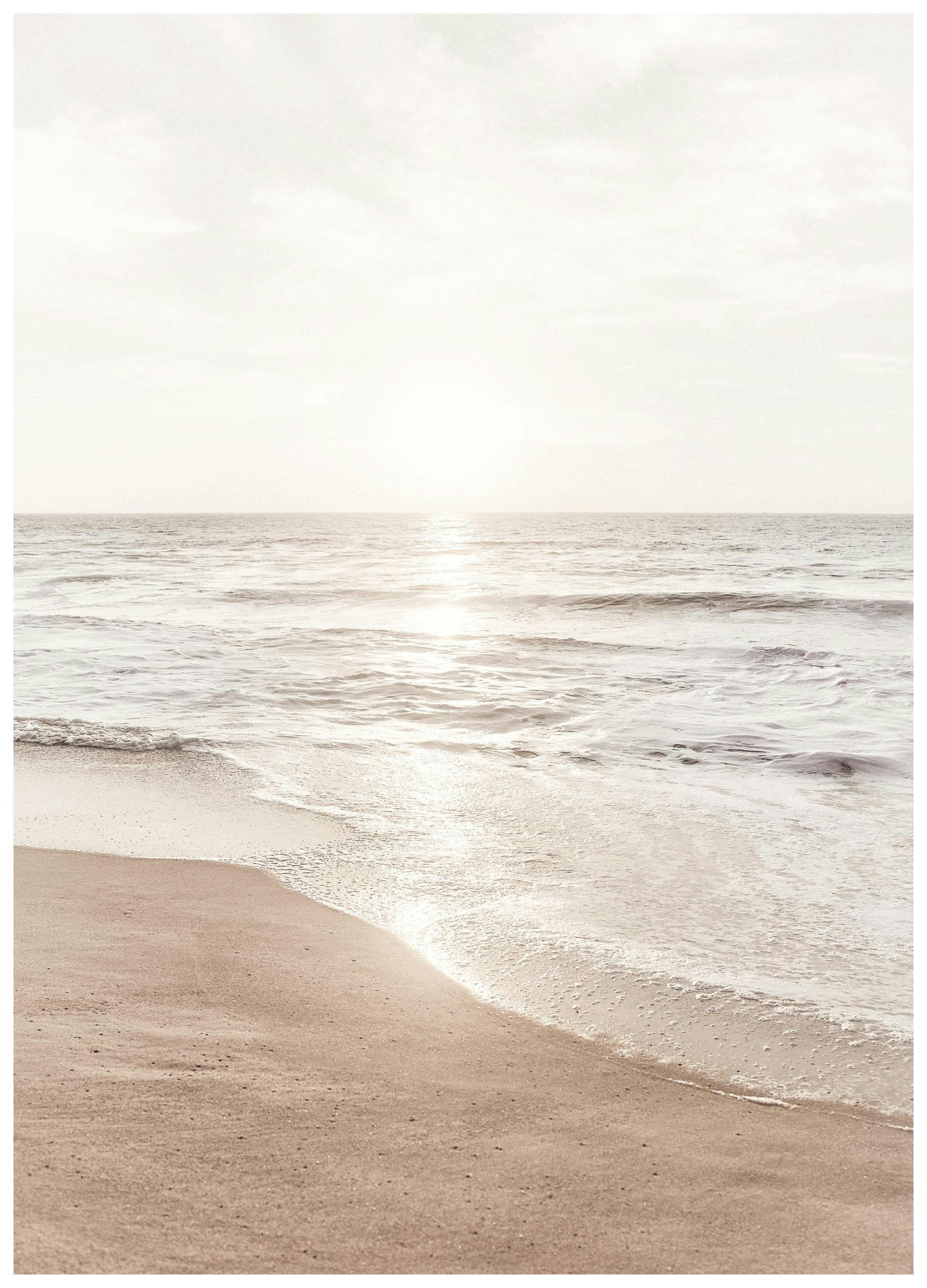Warm Beach Sunset Poster (30x40 cm)