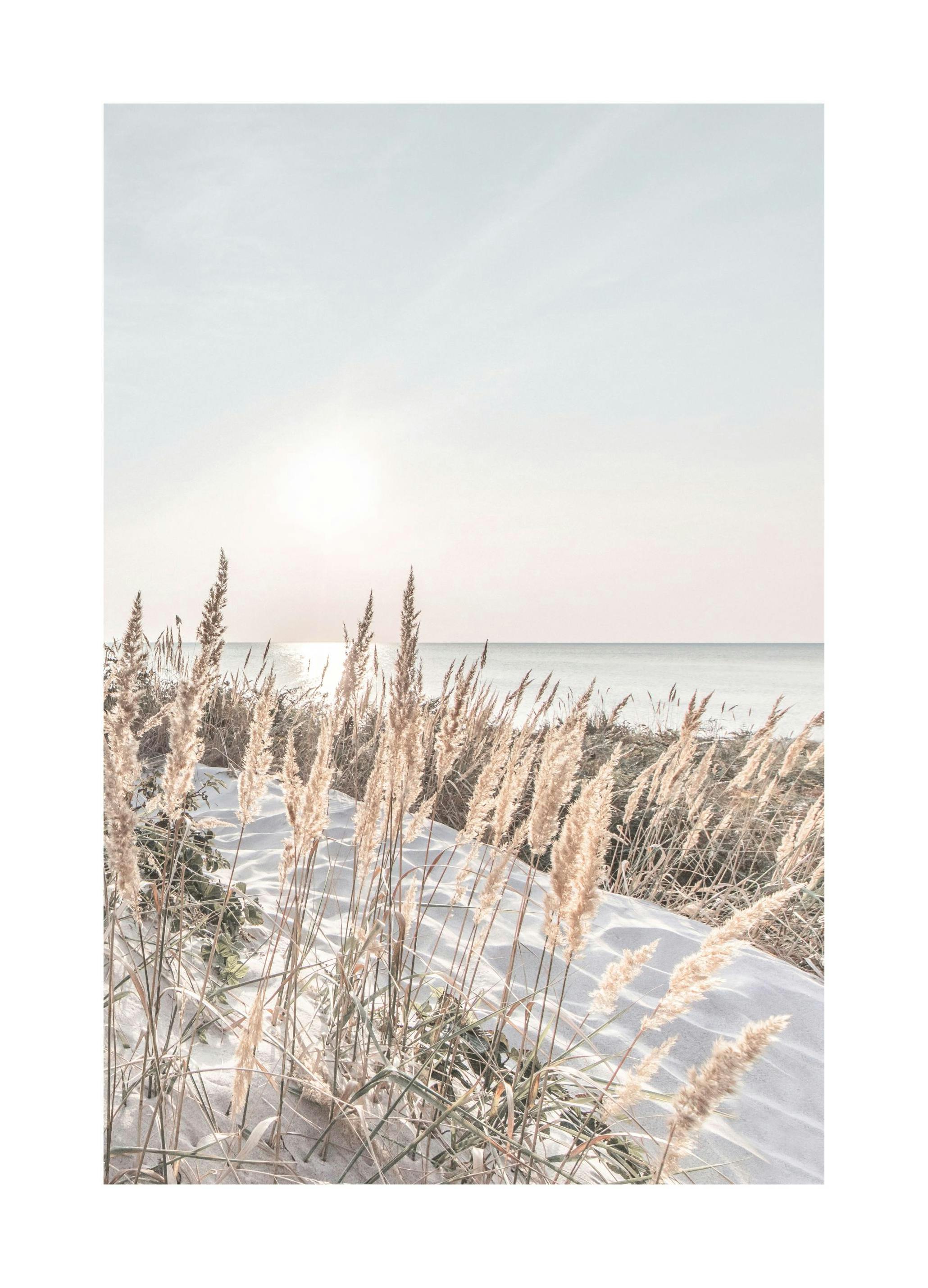 White Sand Coast Print (21x30 cm)