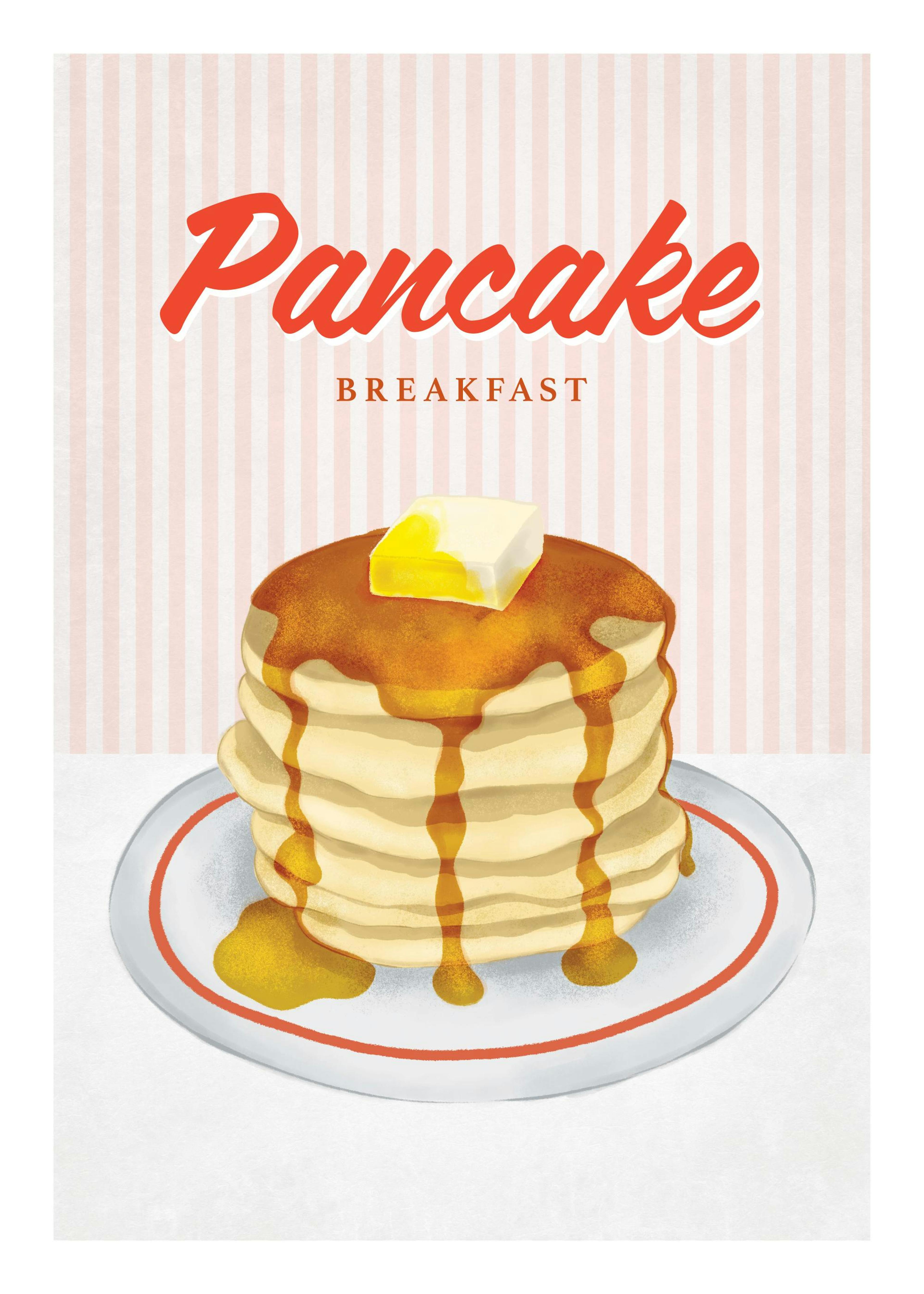 Diner Pancake Print 0