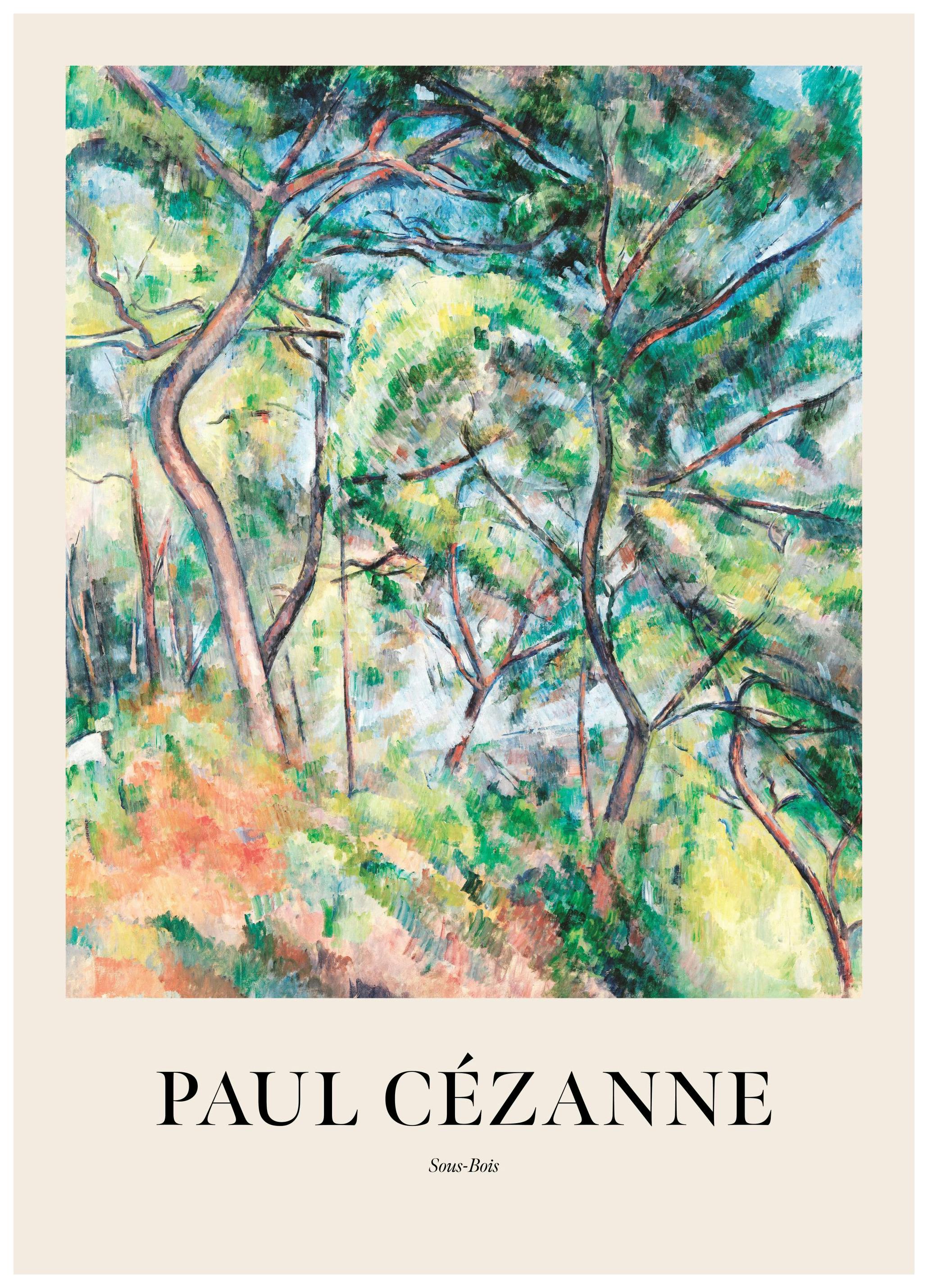 Paul Cézanne - Sous-Bois Print (21x30 cm)