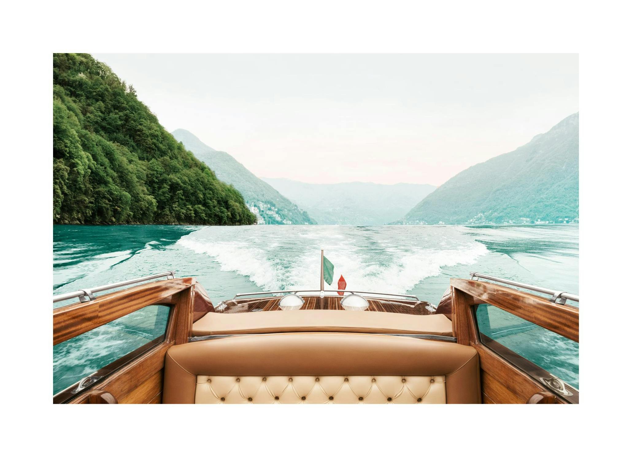 Lake Como Ride Poster (30x40 cm)