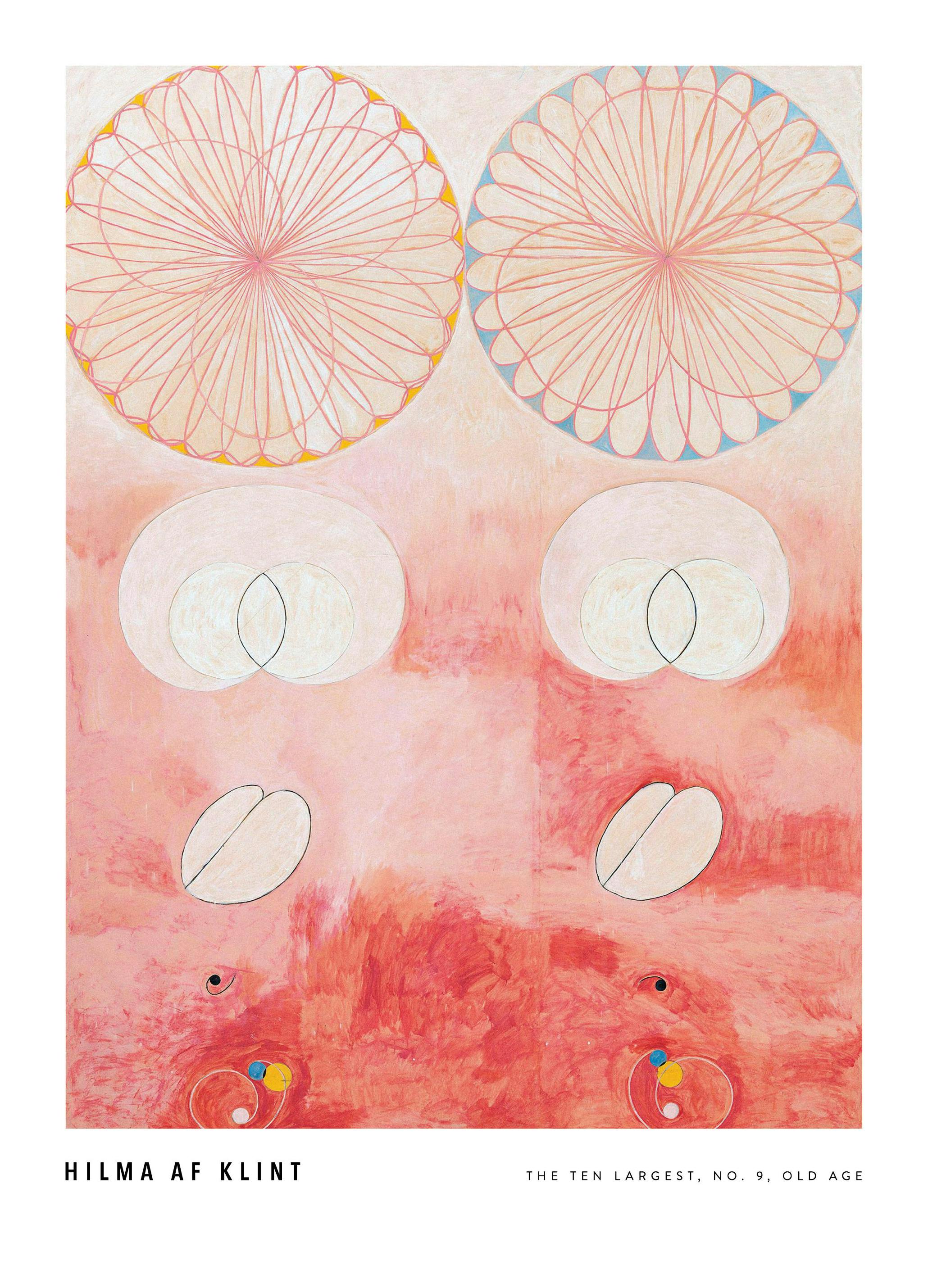 Plakat - The Ten Largest No. 9 - Old Age by Hilma af Klint (30x40 cm)