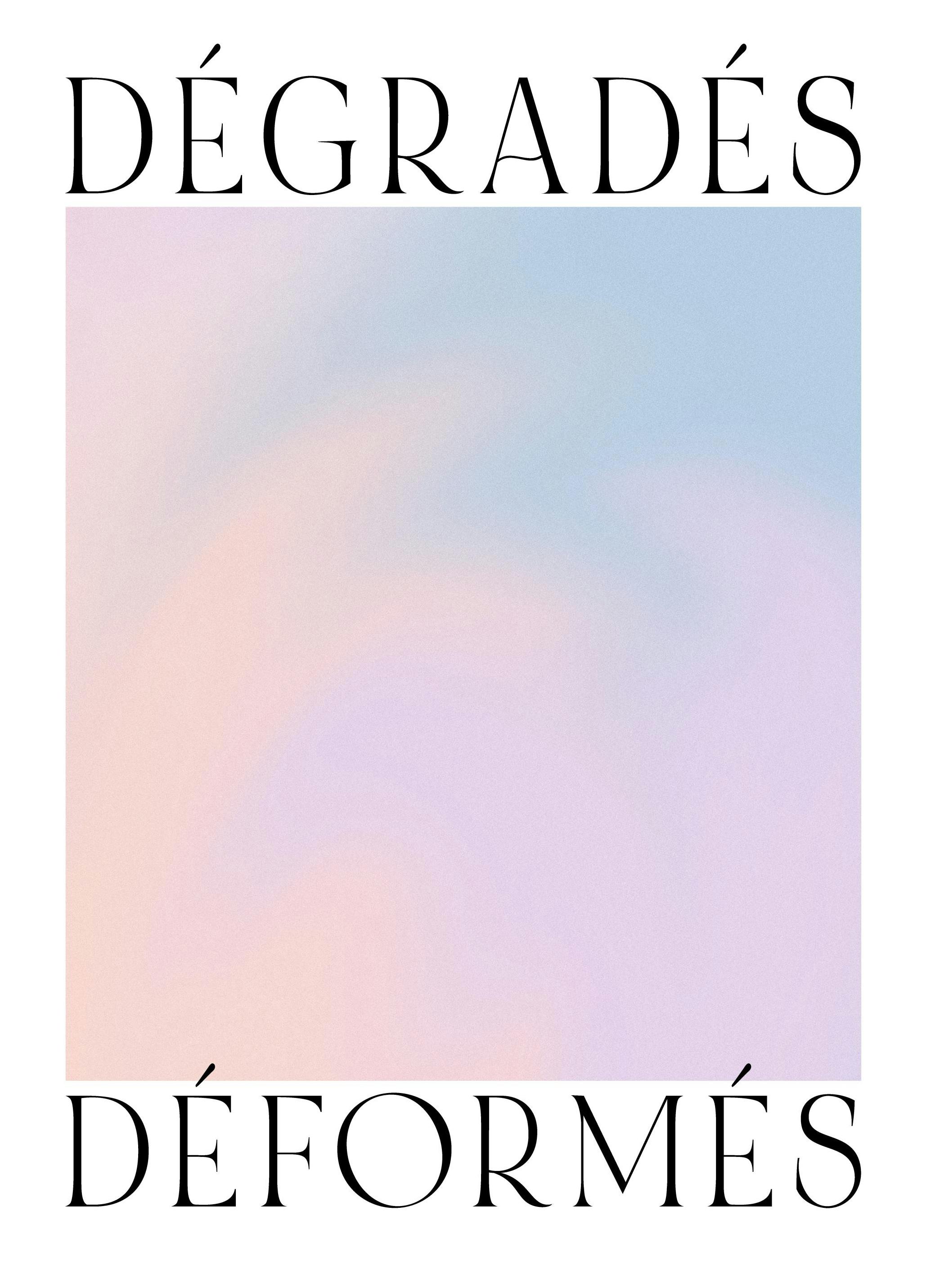 Distorted Gradients No2 Affiche (21x30 cm)