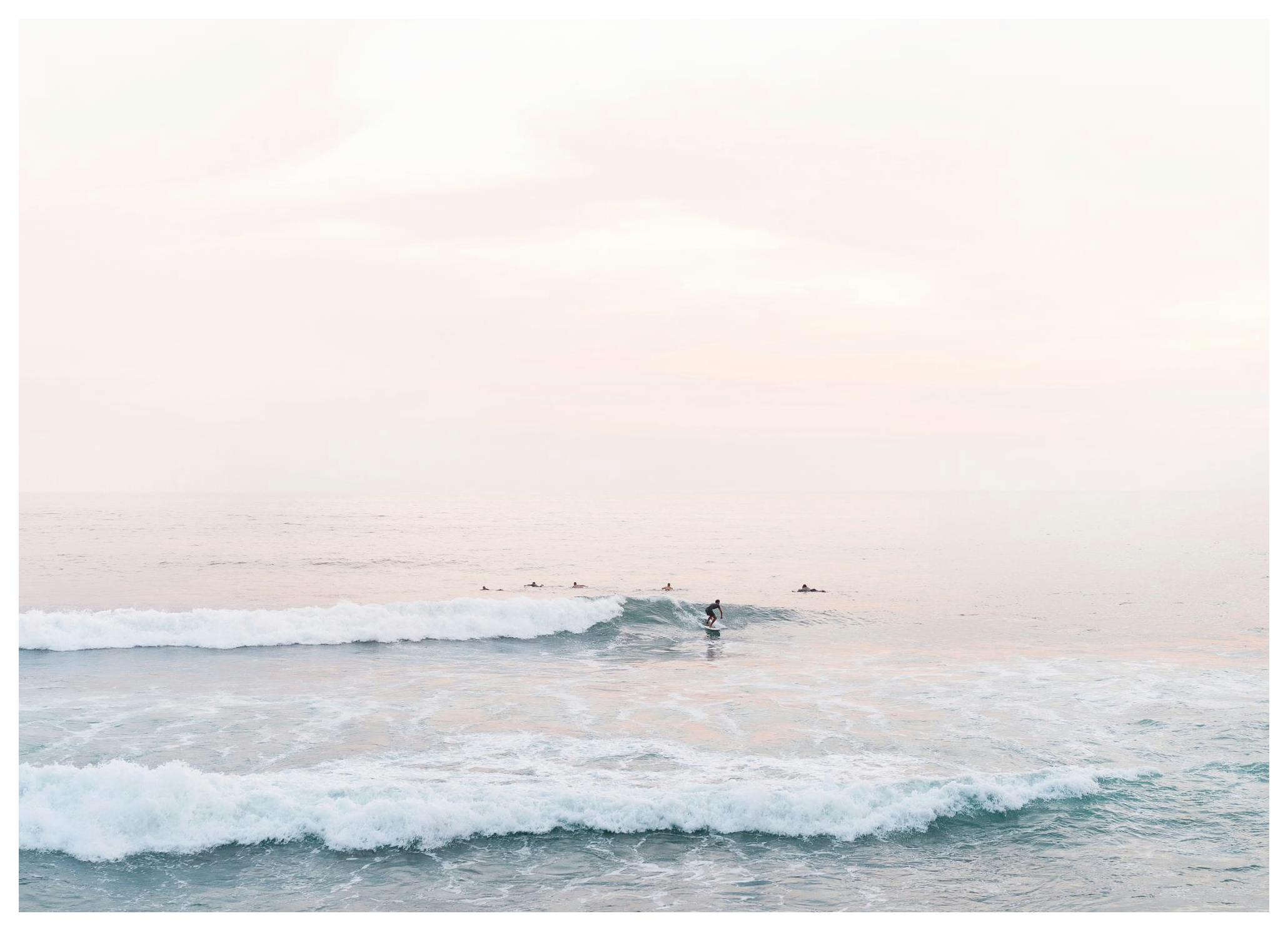 Sunrise Surf Poster (50x70 cm)