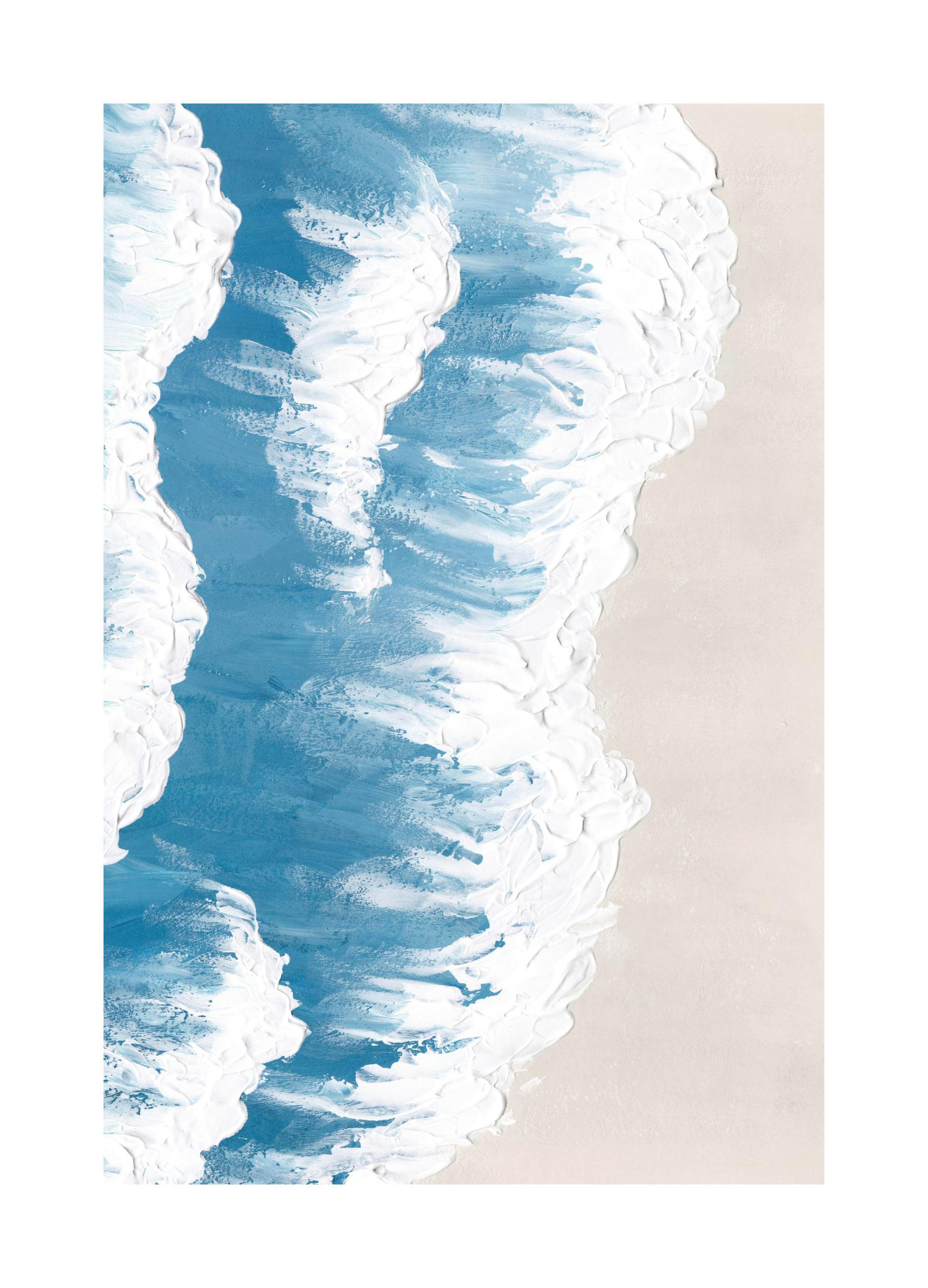 Painted Beach Poster (50x70 cm)-Posters