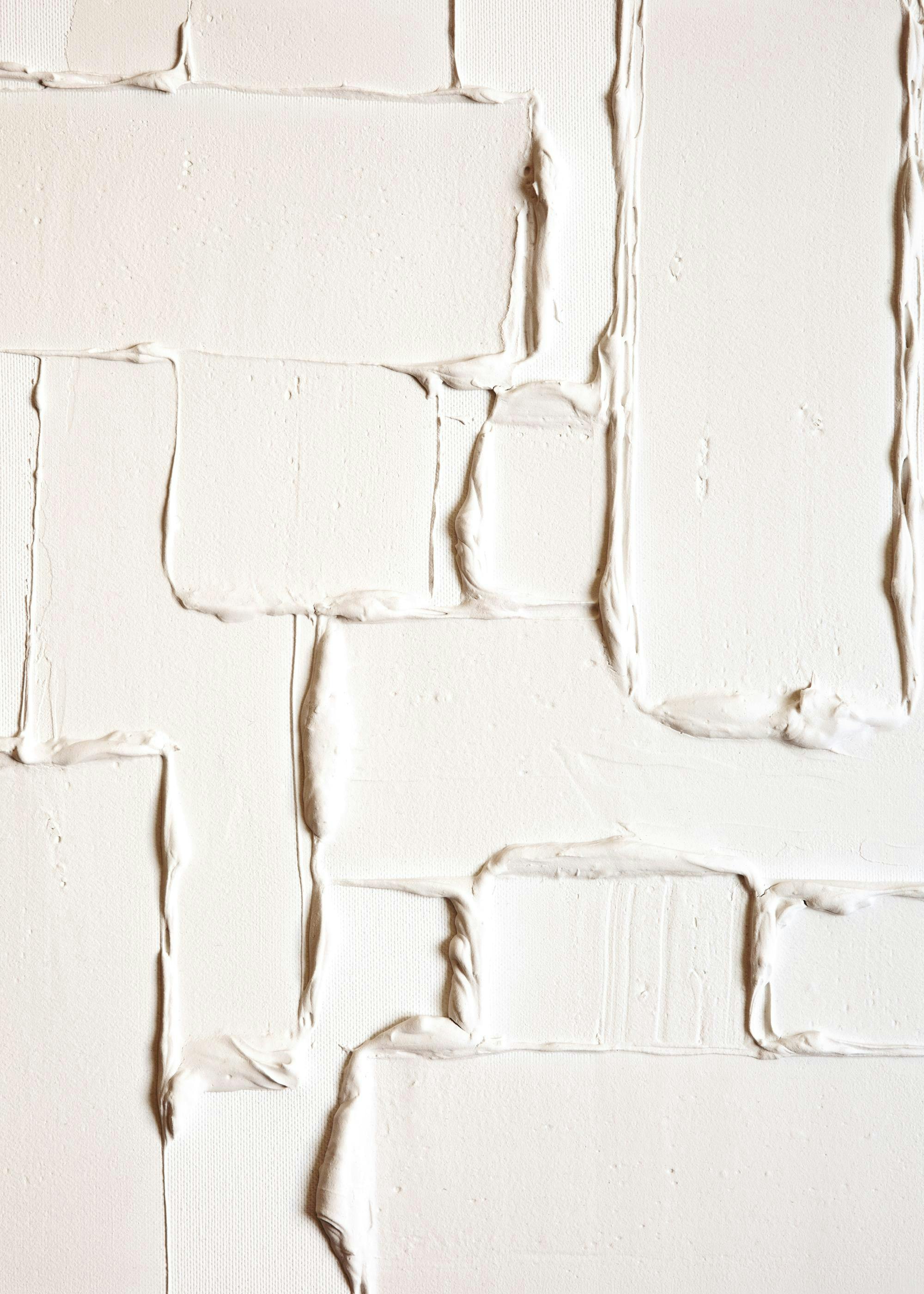 Affiche de blocs beige en relief, texture artistique moderne