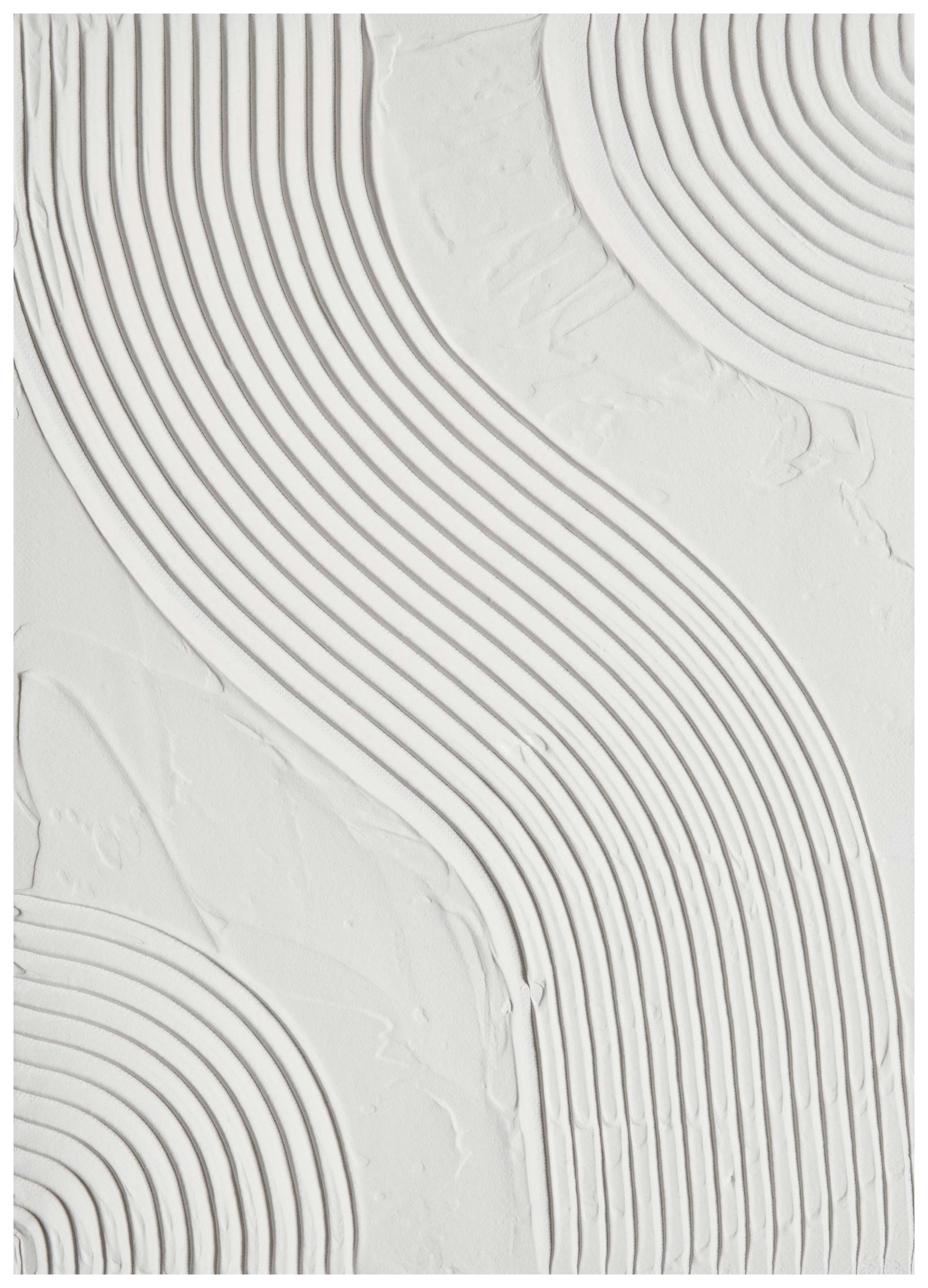 Abstract Texture Waves Affiche (30x40 cm)