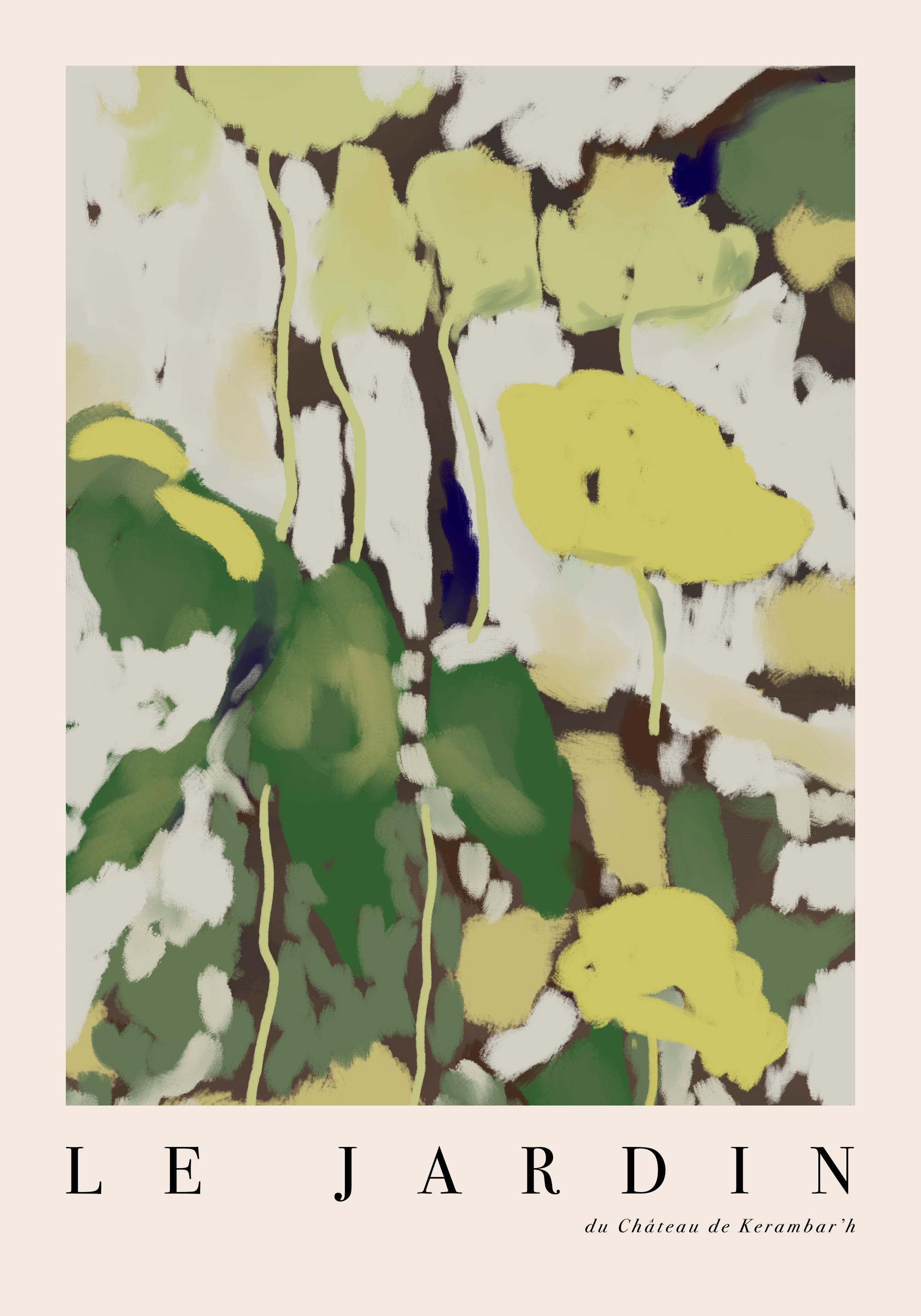 Le Jardin No10 Print – Green Artistic Poster | Desenio