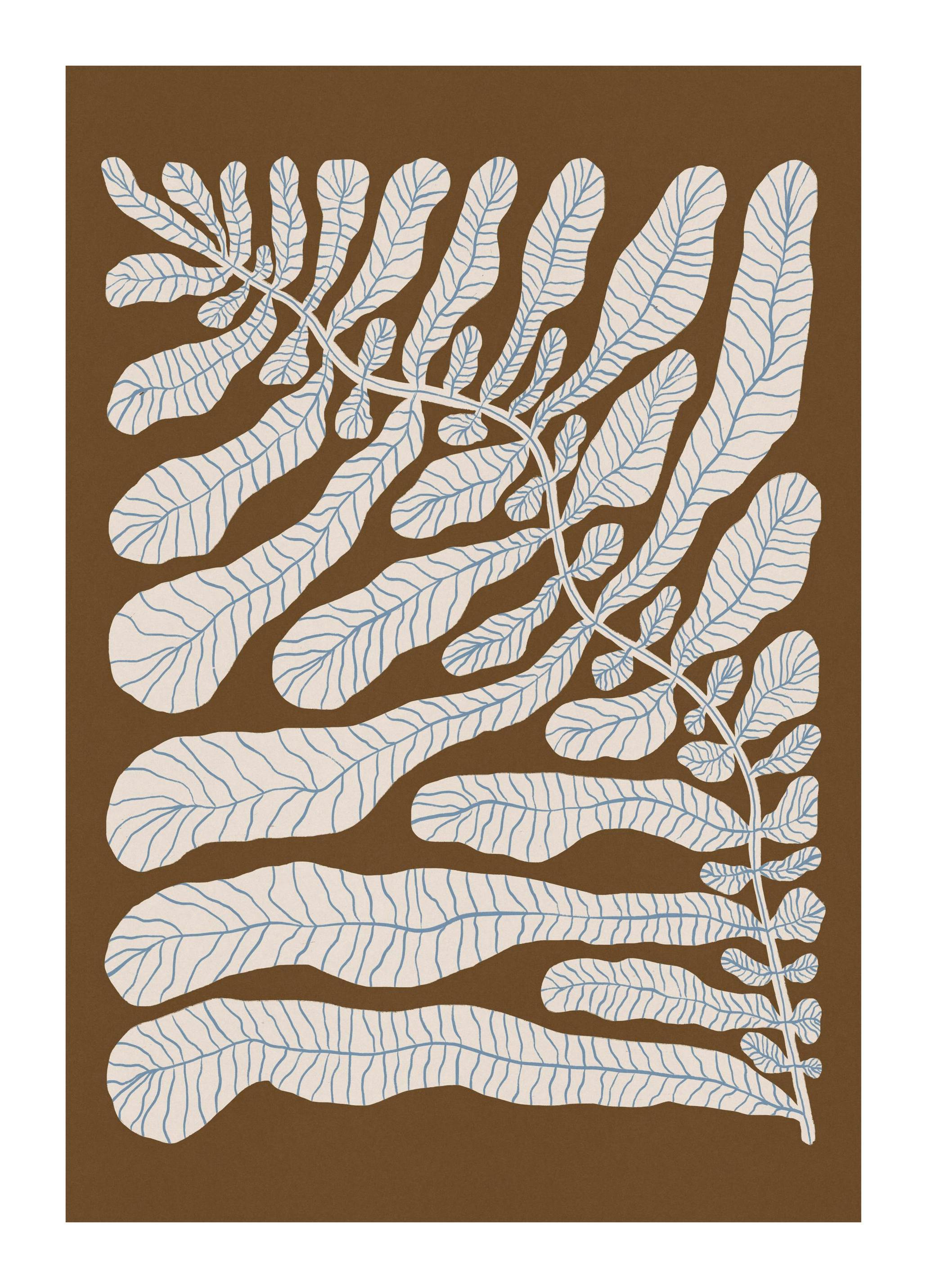One Hundred-Leaved Plant No1 Print (21x30 cm)