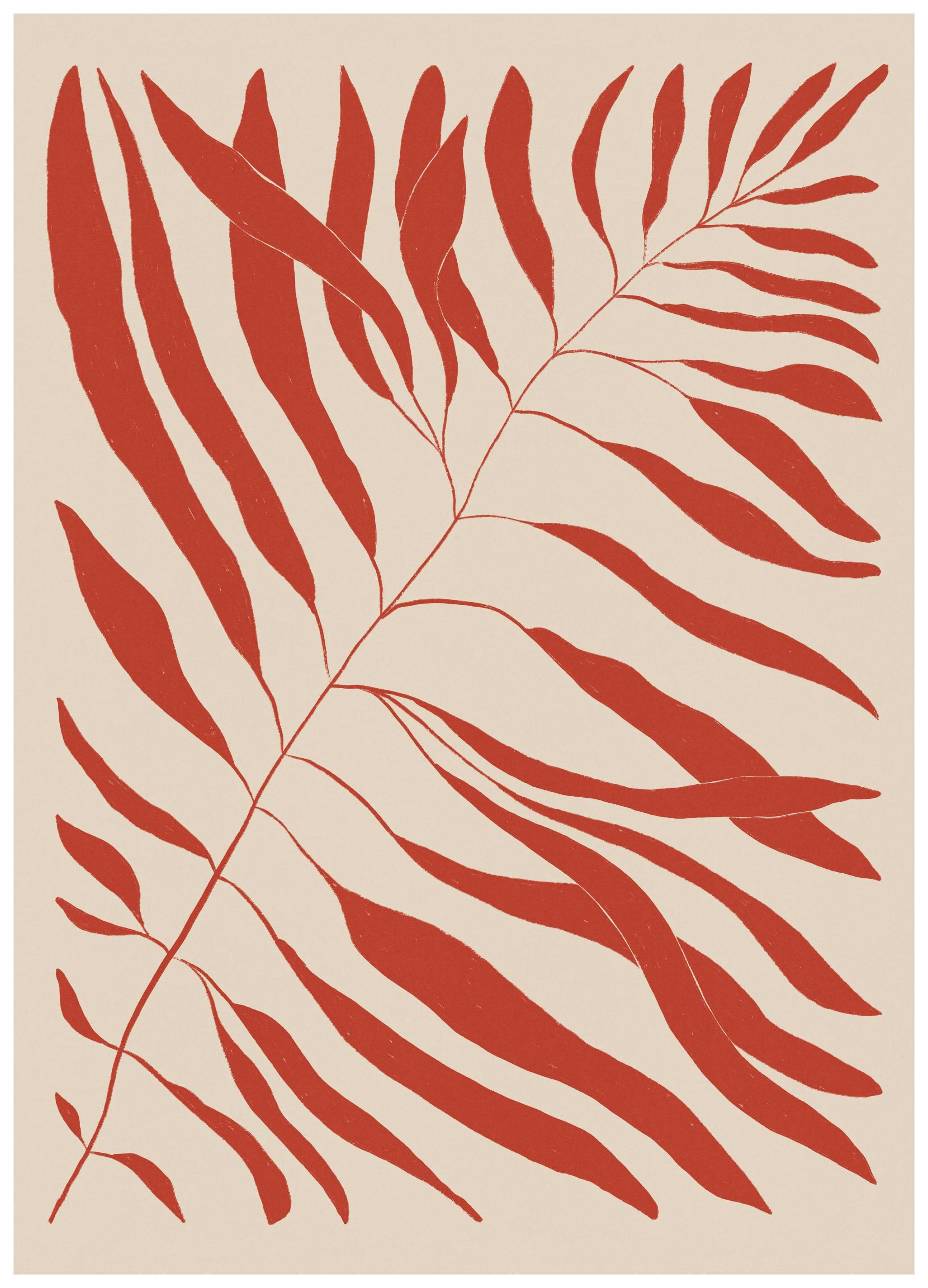 Red Branch Print (50x70 cm)